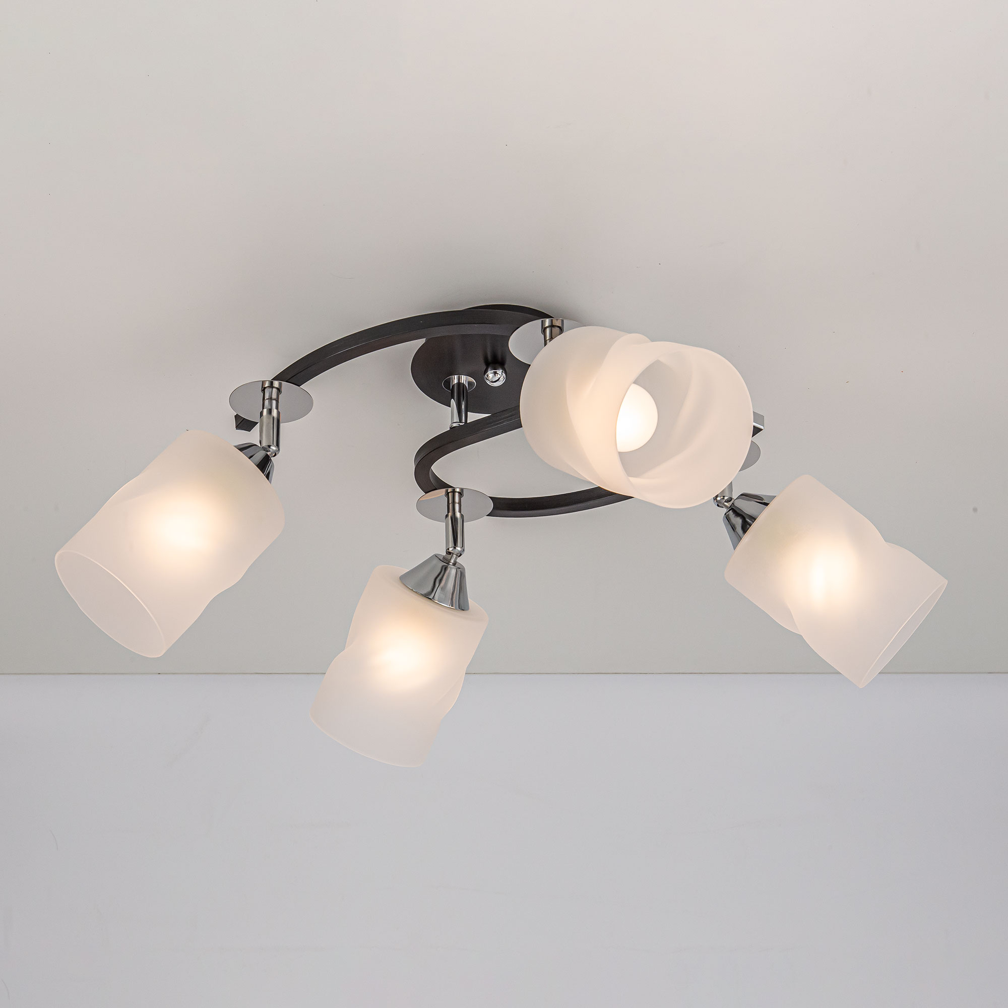Citilux Сиерра CL119241 Люстра с поворотными плафонами Чёрная арт. 88656