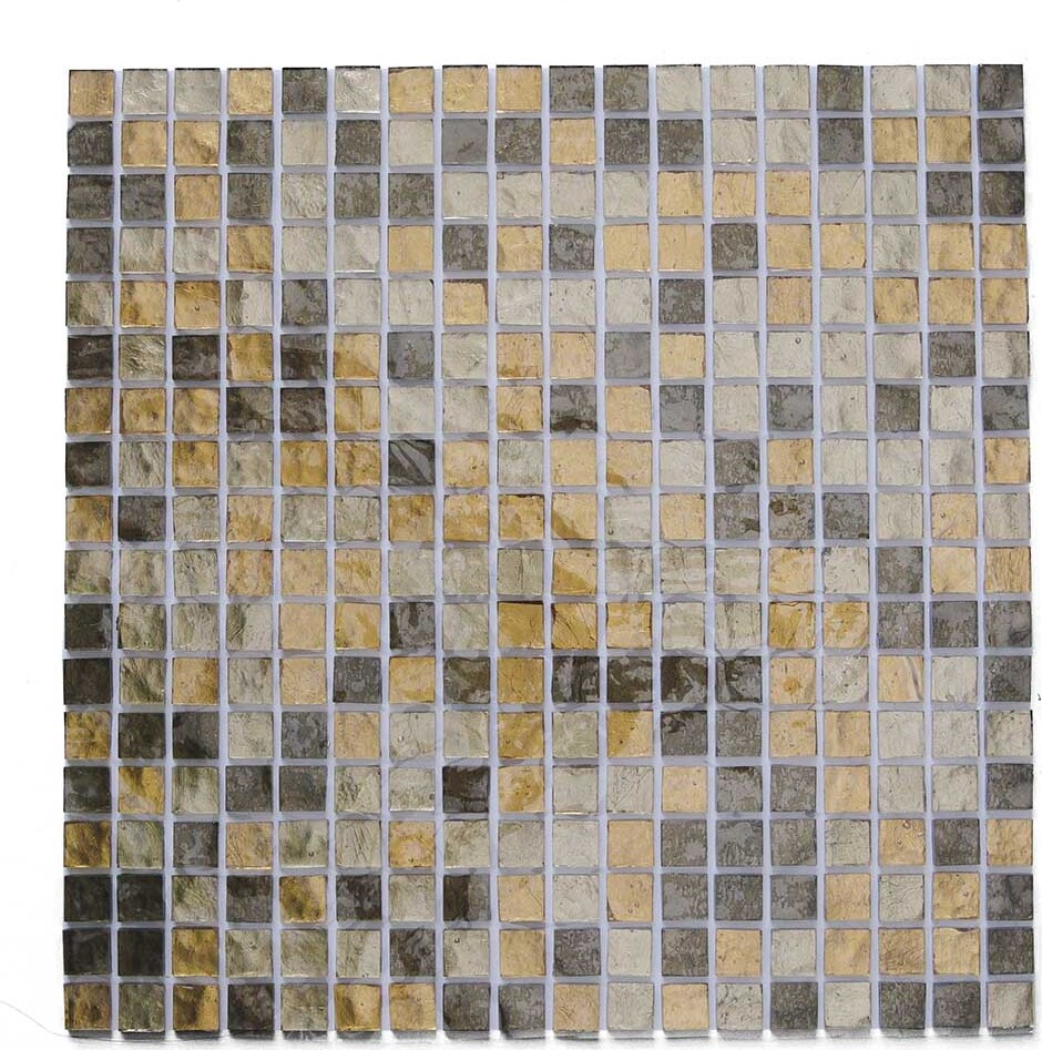 Art&Natura Стеклянная мозаика 15x15 Murano Specchio 30+26+27  (33%+33%+34%) 300x300