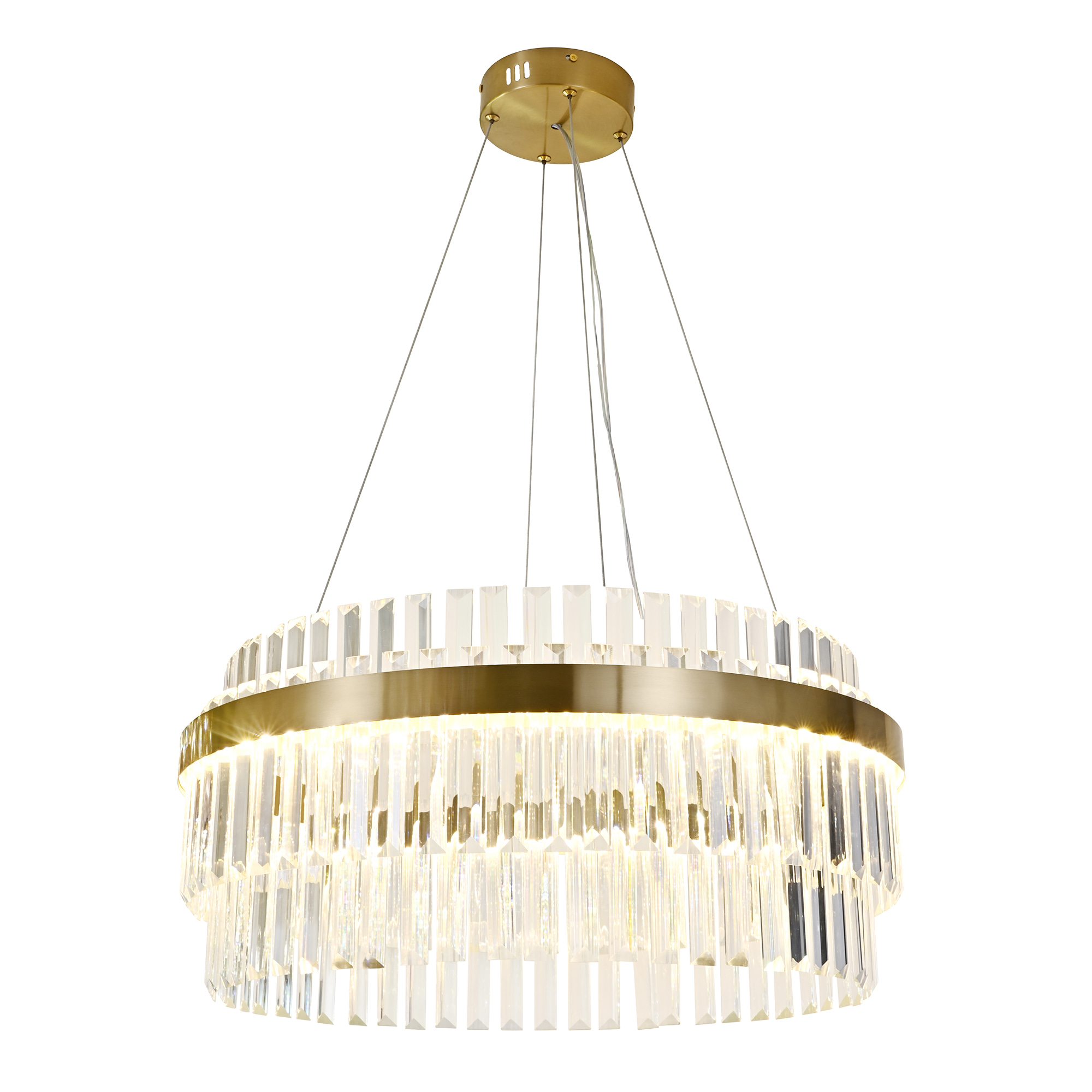 Citilux Sheldon CL339153 LED Люстра хрустальная с пультом Бронза арт. 89345