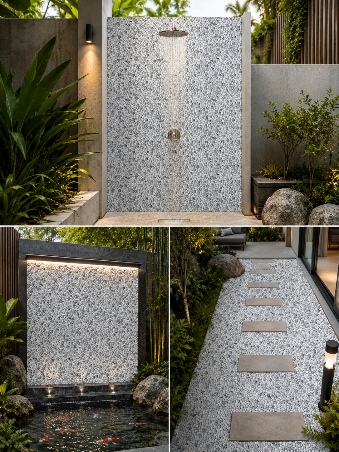 Плитка декоративная  Point Grey/Точка серый 6*300*300 произ форма арт. 126811