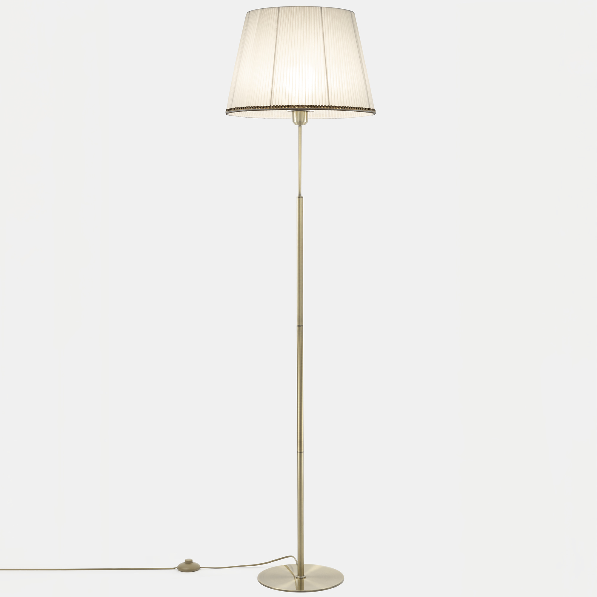 Citilux Линц CL402980 Торшер бронза с белым абажуром арт. 89025