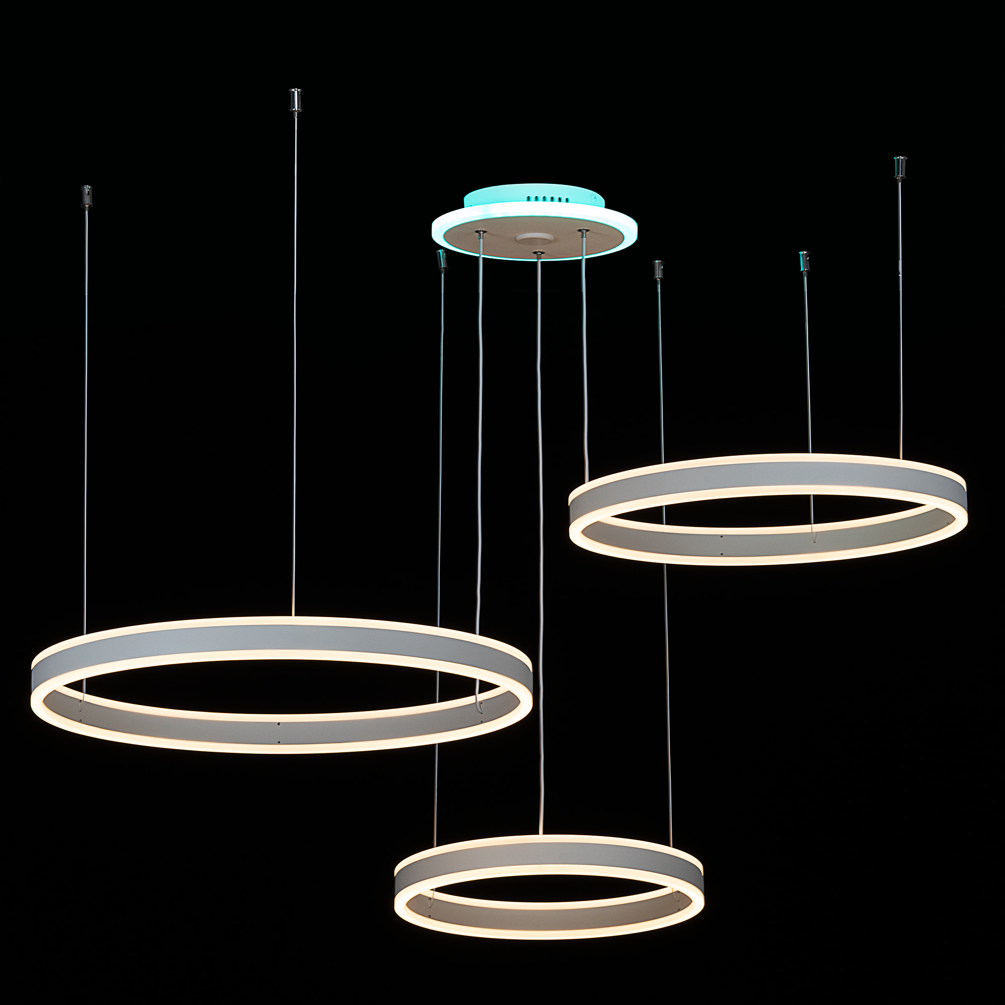 Citilux Дуэт Смарт CL719A700 RGB Умная подвесная люстра Белая арт. 88977