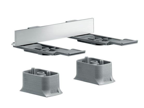 AXOR Universal Accessories Комплект адаптеров для монтажа на рейлинг, хром арт. 30237