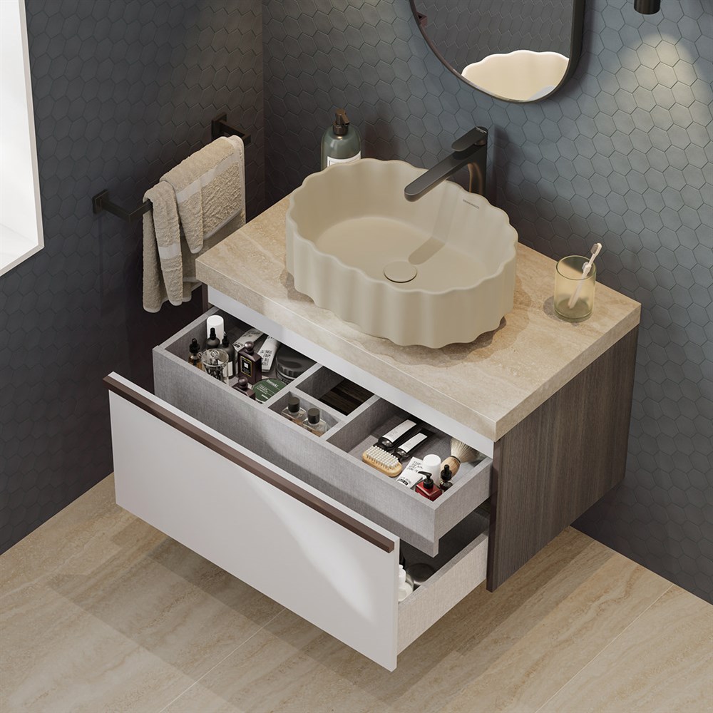 CC.wb.50/SAN Раковина ARTBASIN Conchiglia/АртБейзин Конкилья накладная 50, песочная матовая арт. 117468