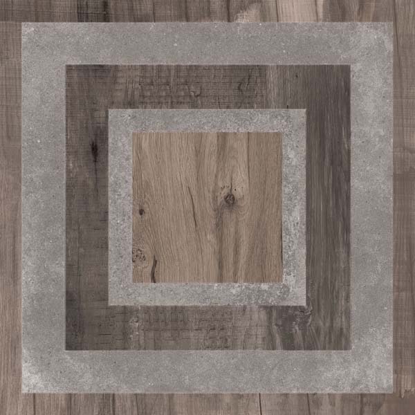 Керамический гранит  UNIKA GAME SMOKE RETT  60X60