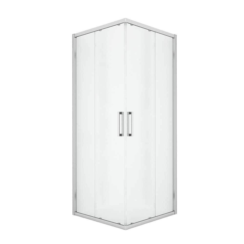 NEW TRENDY NEW PRAKTIC Душевое ограждение 100x100x195 см, хром/прозрачное 6 мм
