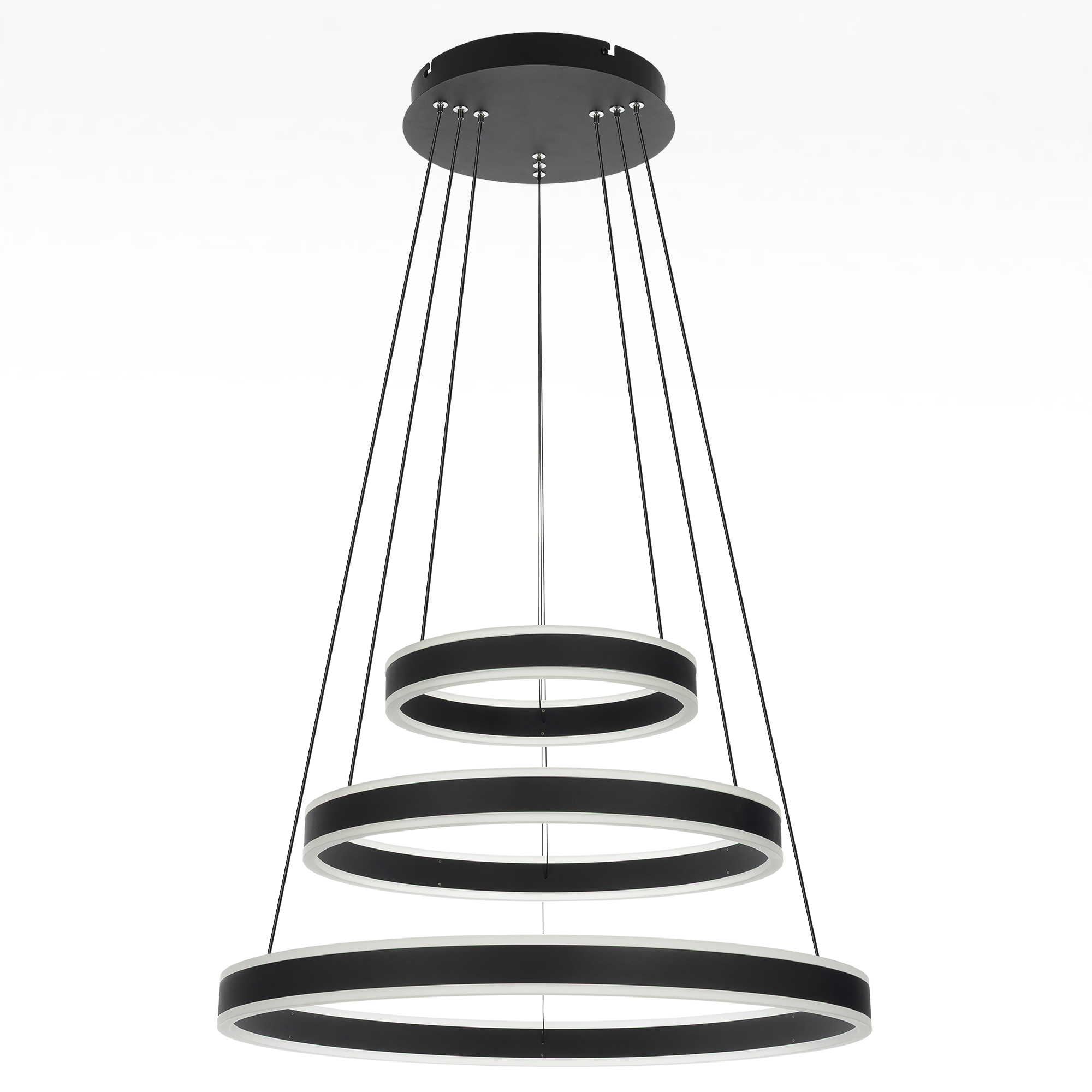Citilux Дуэт CL719651 LED Люстра подвесная с пультом Чёрная арт. 89028