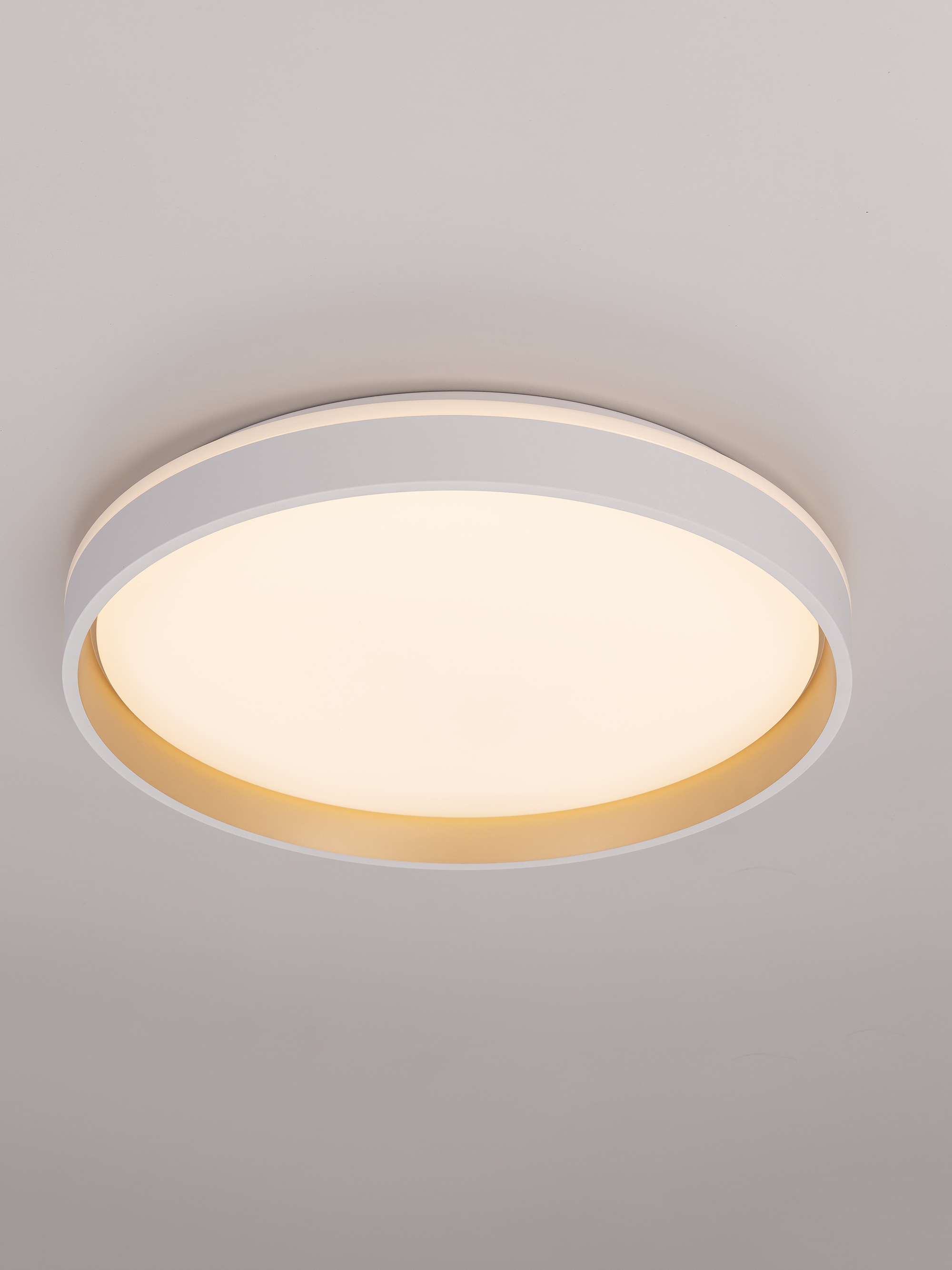 Citilux ENZO CL753450G LED RGB Светильник с пультом Белый + Золото арт. 89237