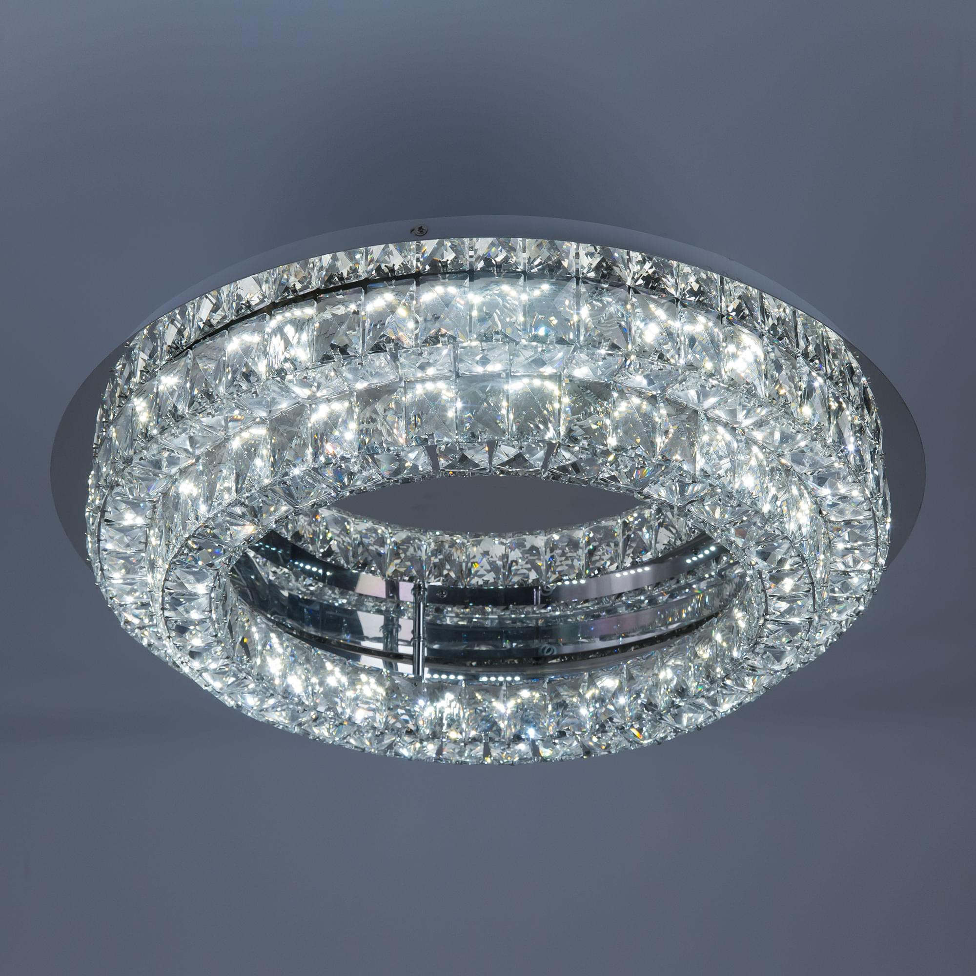 Eletto Olimpia EL330C80.1 LED Люстра хрустальная с пультом Хром арт. 88319