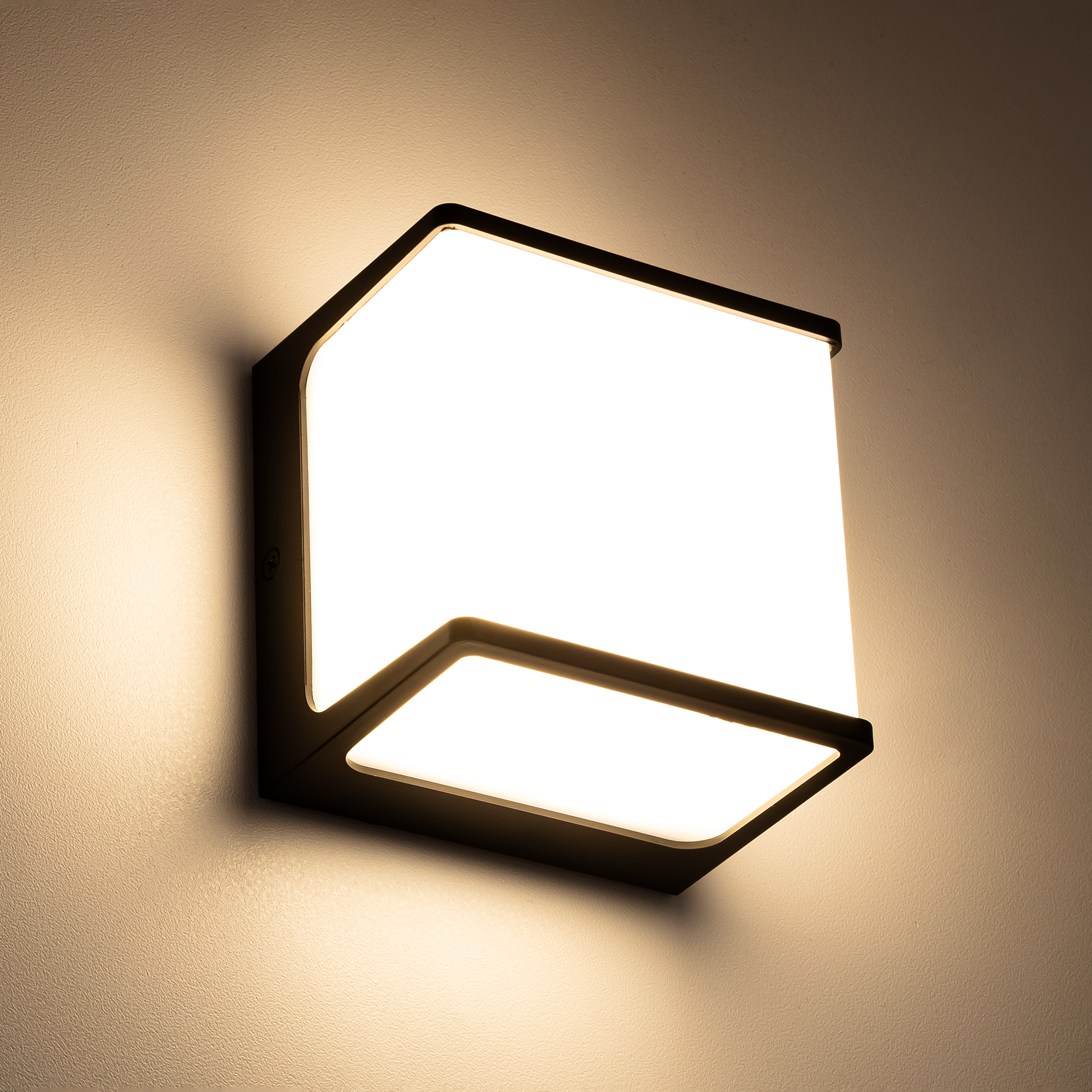 Citilux DOMUS CLU0801 LED Уличный настенный светильник Чёрный арт. 89362