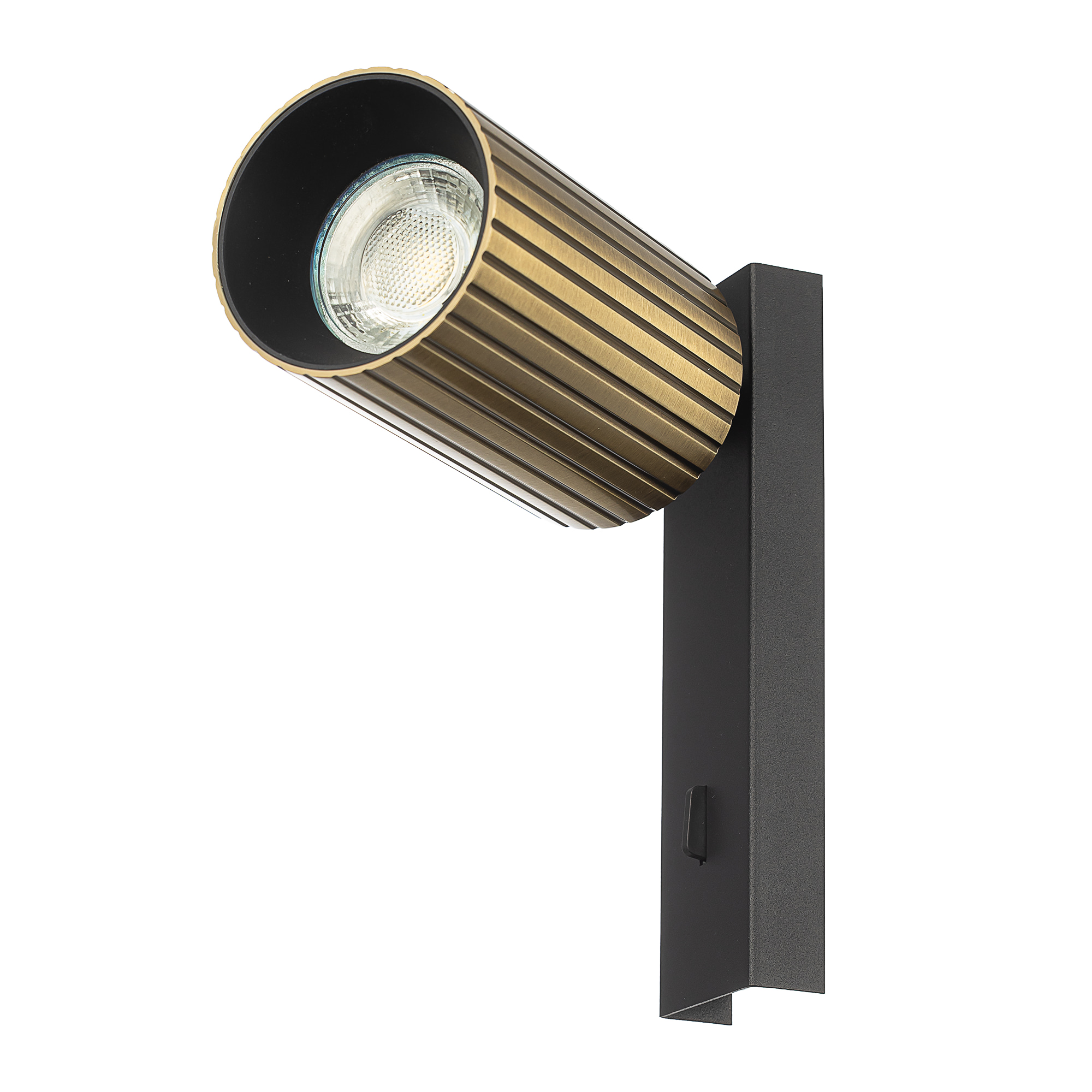 Citilux AXEL CL512513R Спот поворотный с выключателем Бронза Рифлёный арт. 89805