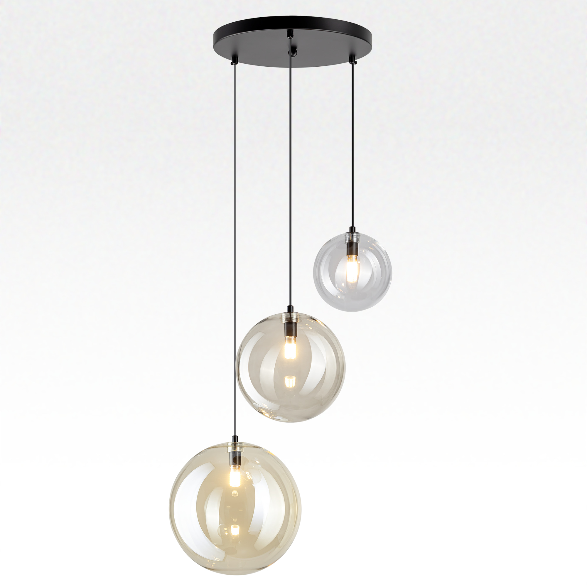 Citilux ORTON CL202133 Люстра каскадная Микс арт. 89585