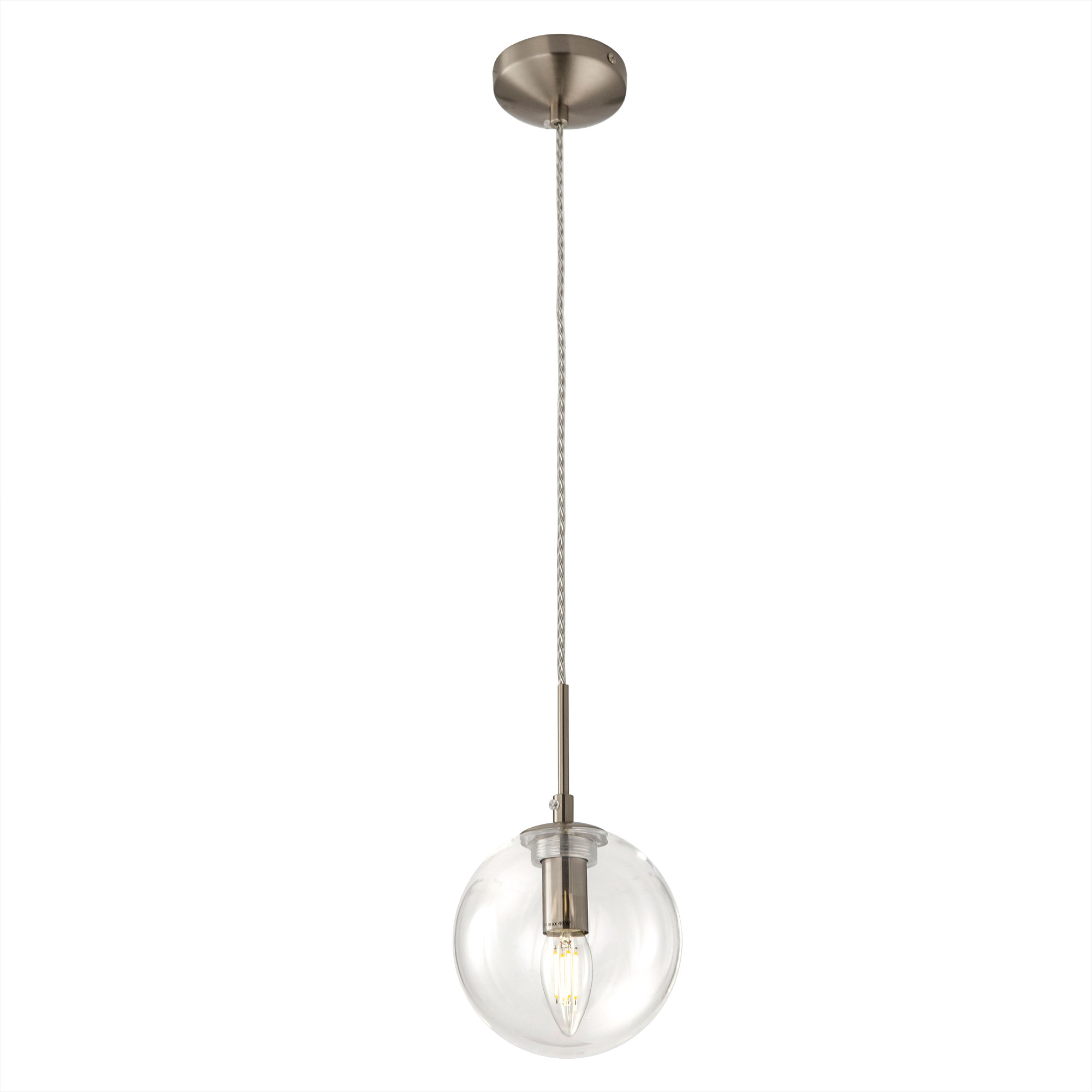 Citilux Томми CL102011 Подвесной светильник Матовый Хром арт. 88553