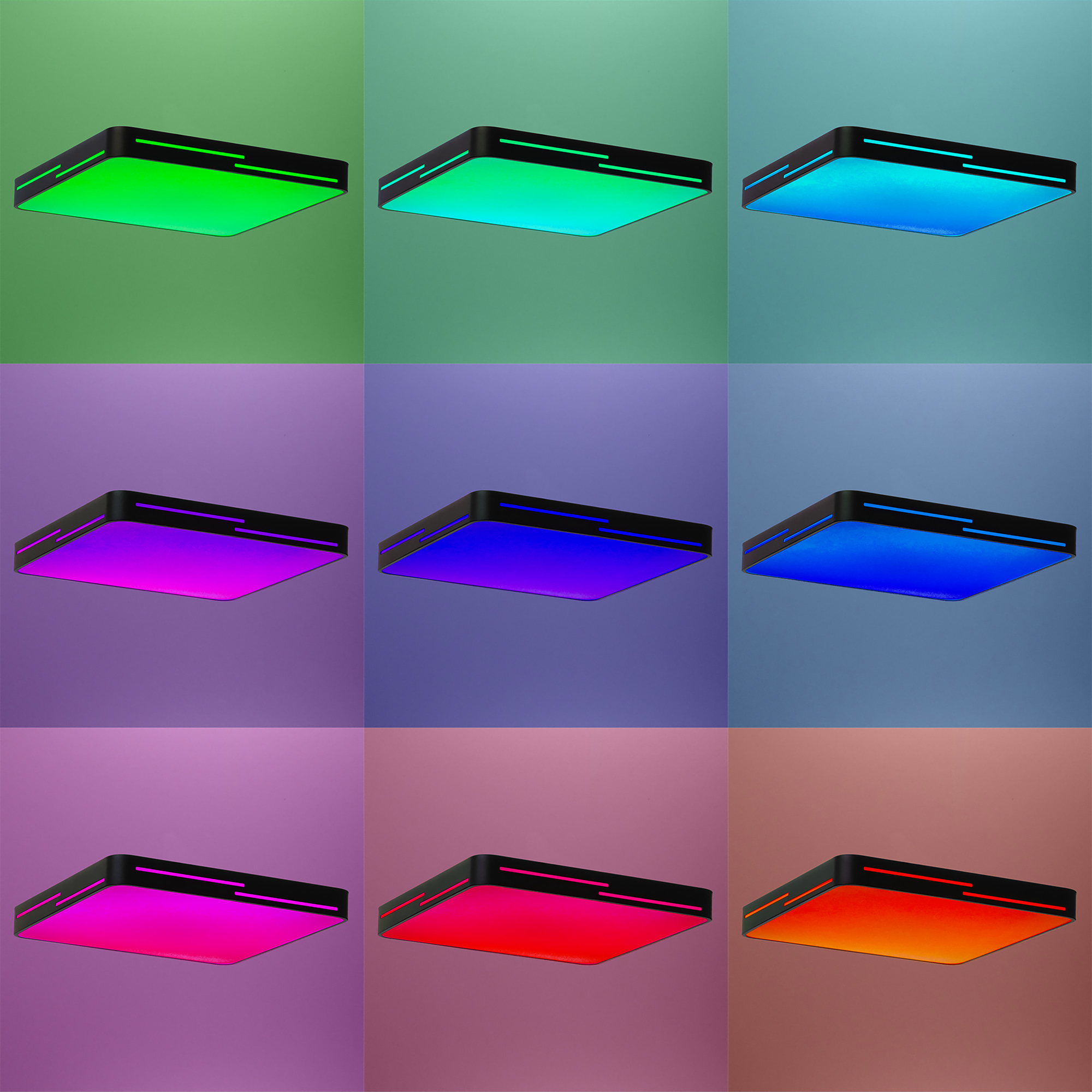 Citilux Купер Лайн CL724K95GL1 LED RGB Светильник с пультом Чёрный арт. 89181