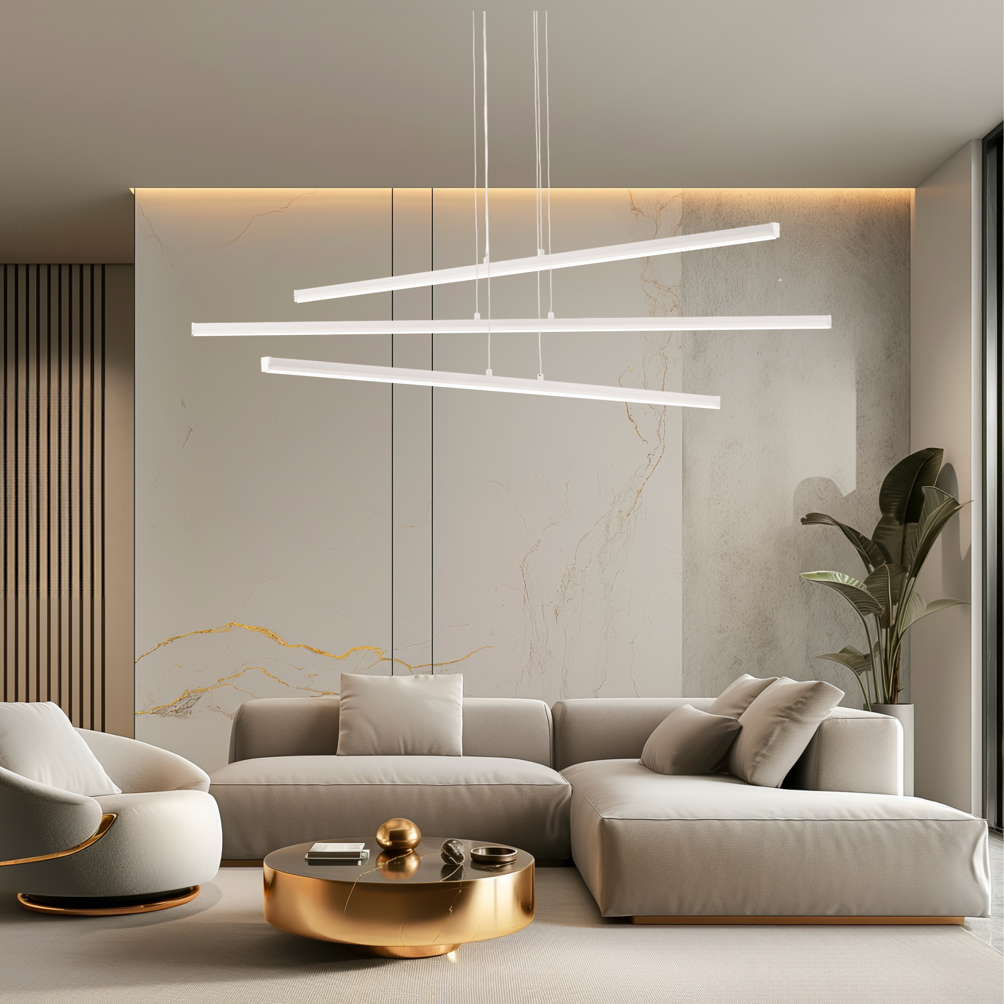 Citilux Trent CL203730 LED Люстра подвесная с пультом Белая арт. 89285