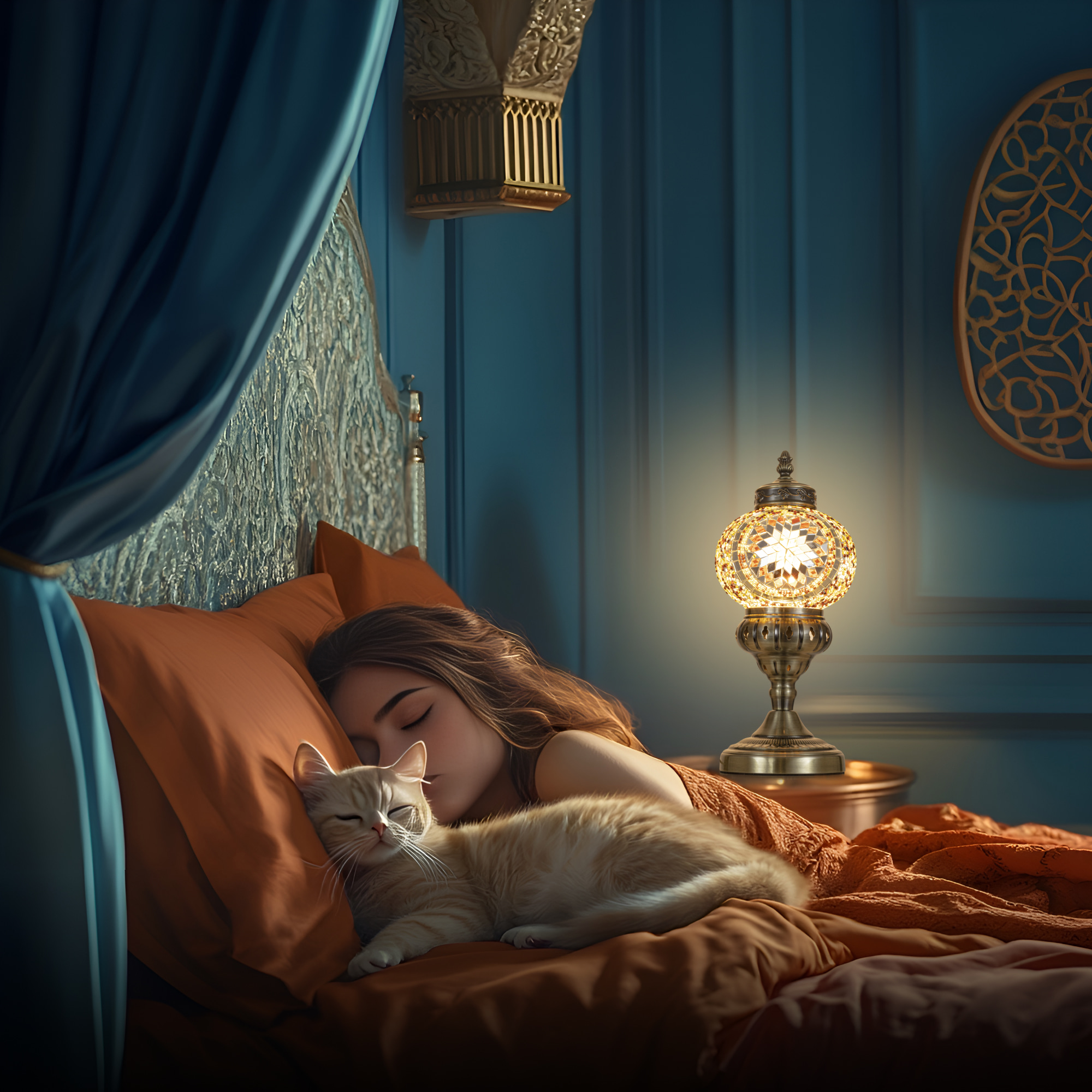 Citilux Каир CL419815 Настольная лампа Мозаика Янтарь арт. 89487