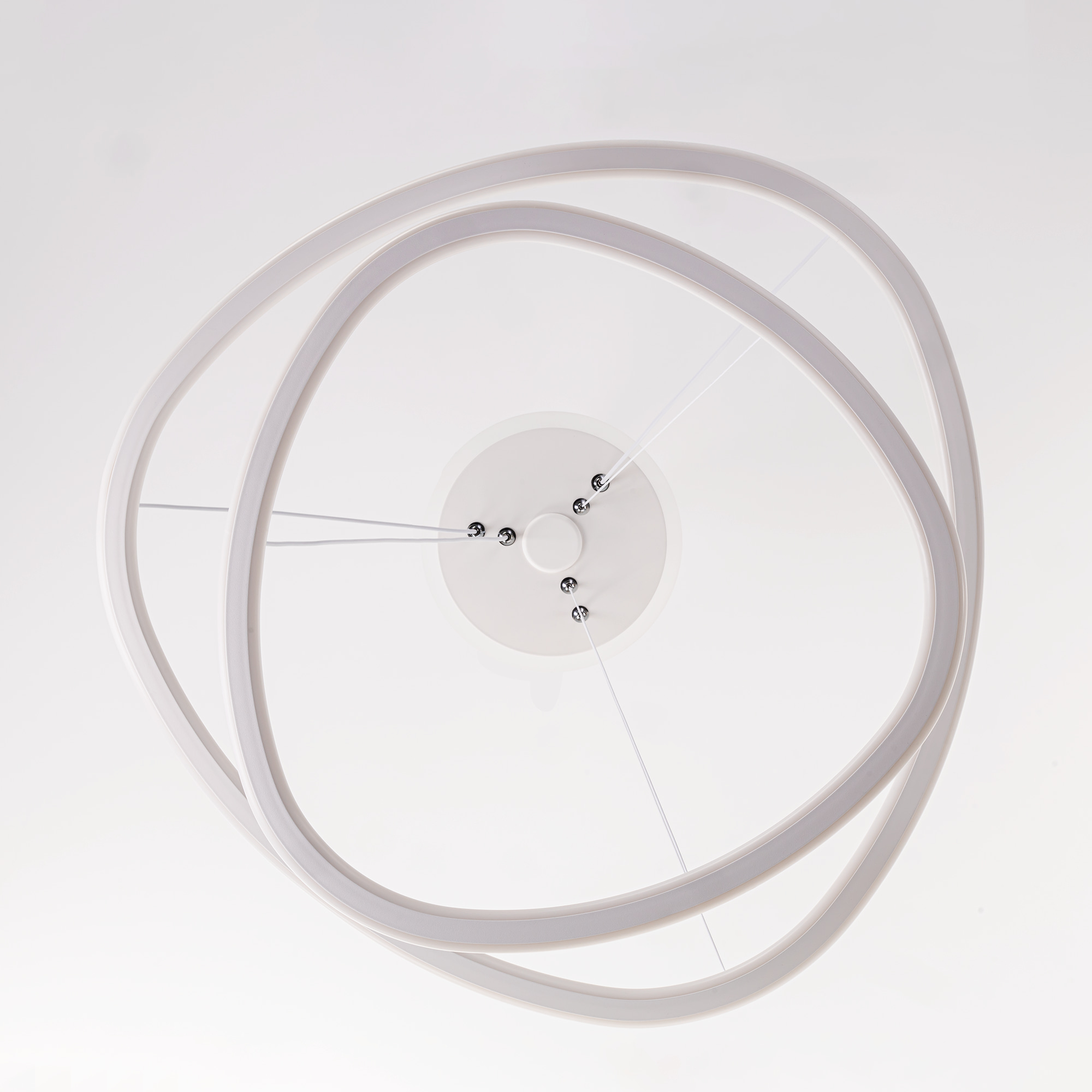 Citilux ТRIO CL215B060E LED Люстра подвесная с пультом Белая арт. 89336