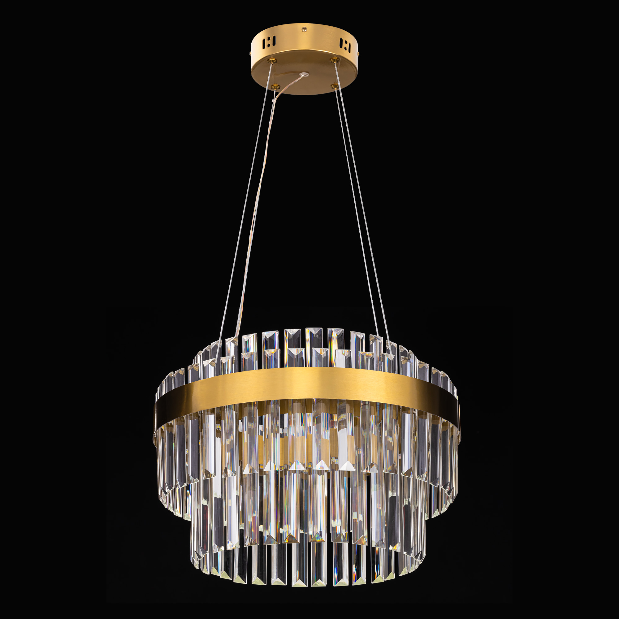 Citilux Sheldon CL339143 LED Люстра хрустальная с пультом Бронза арт. 89344