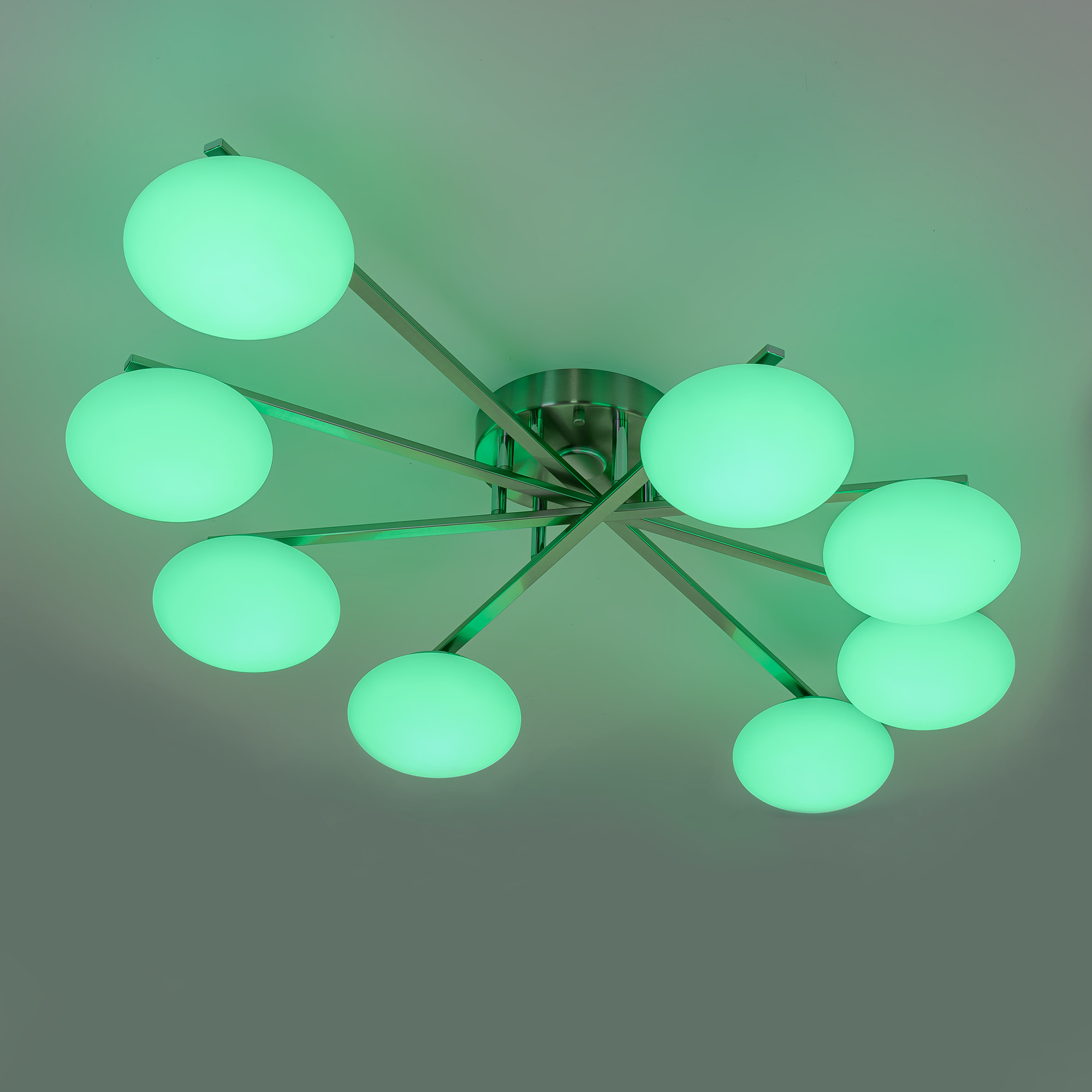 Citilux ATMAN SMART CL226A181 LED RGB Умная люстра Матовый Хром арт. 89437