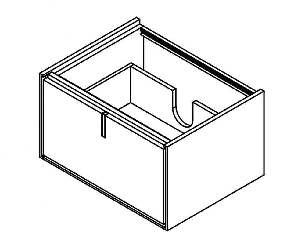 GAMADECOR CICLO BPS-2C Тумба под раковину 93x36x48 см, Wood