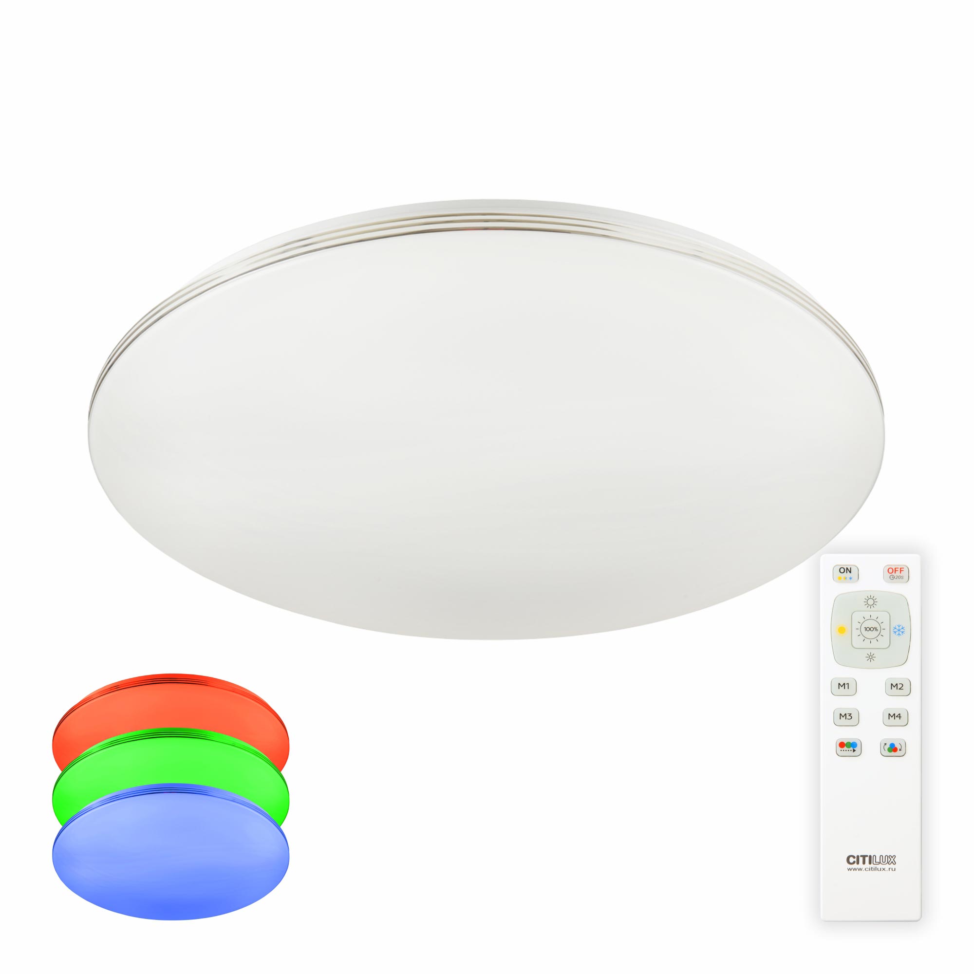Citilux Симпла CL714680G RGB Люстра светодиодная с пультом арт. 126367