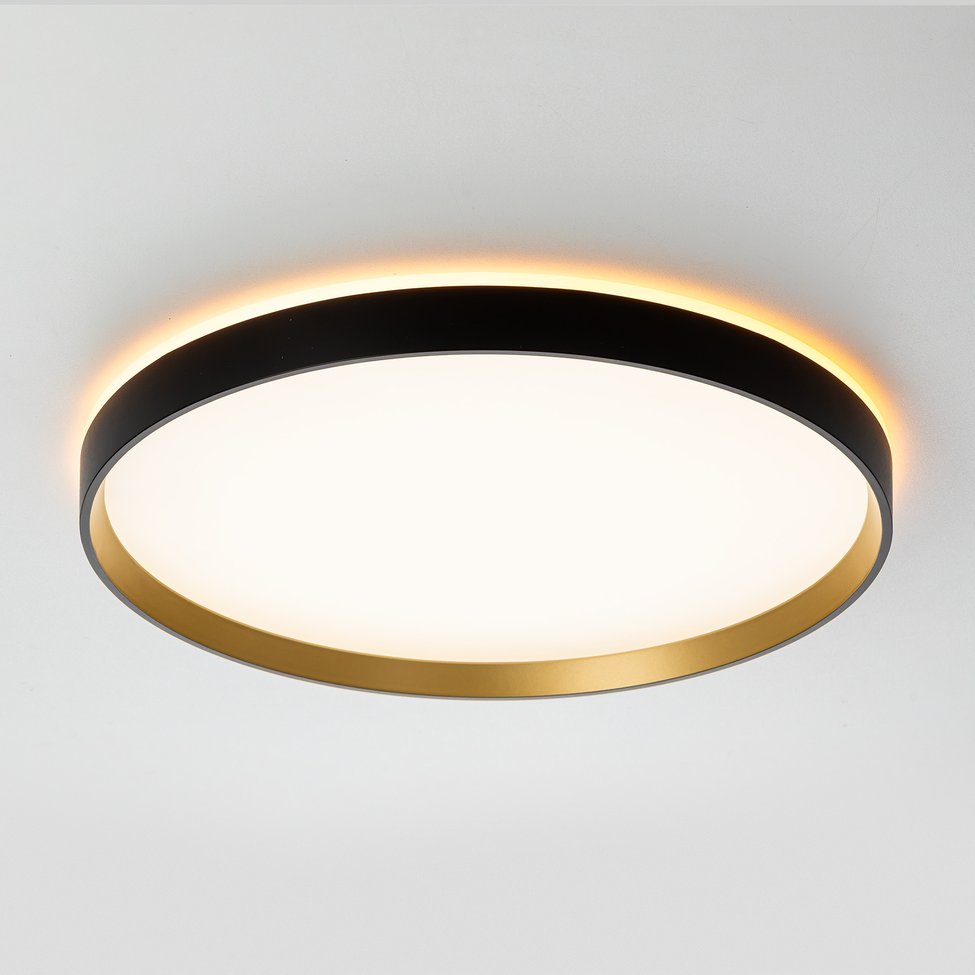 Citilux ETALON CL750401R LED RGB Светильник с пультом Чёрный+Золото арт. 89542