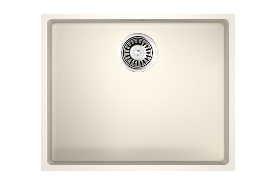 OMOIKIRI Bosen 54-U Мойка кухонная 540x440 мм, база 60 см, Tetogranit WH белый арт. 40443