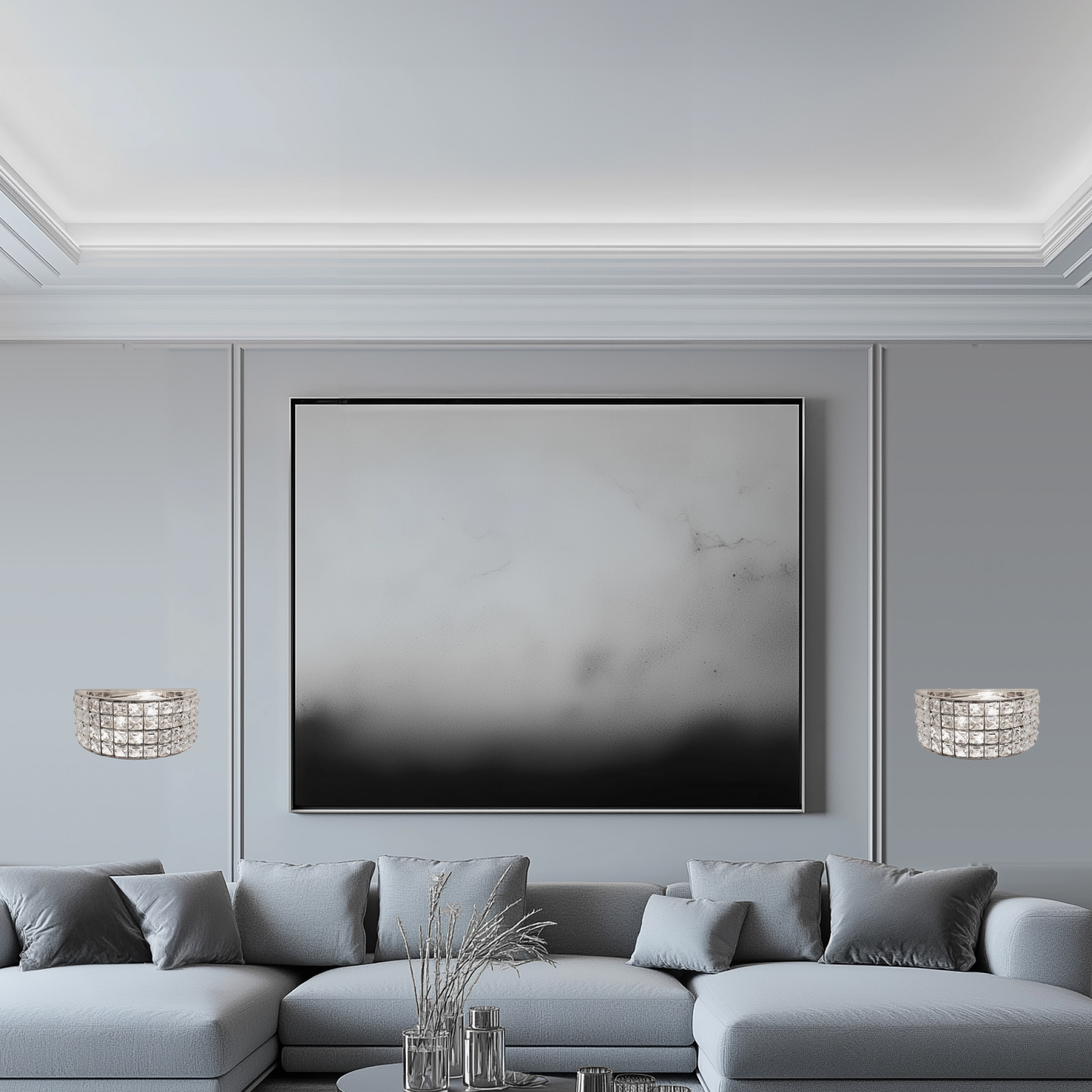 Citilux Портал CL324301 Бра хрустальное с выключателем Хром арт. 88154