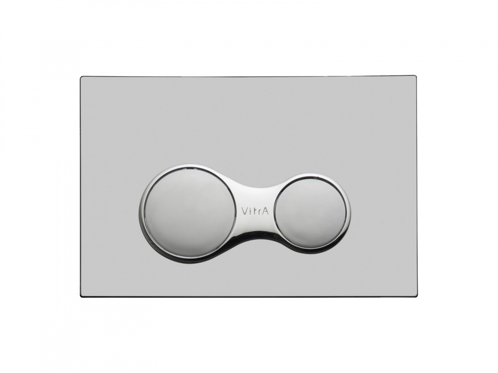 VITRA Sirius Кнопка смыва для инсталляций, матовый хром
