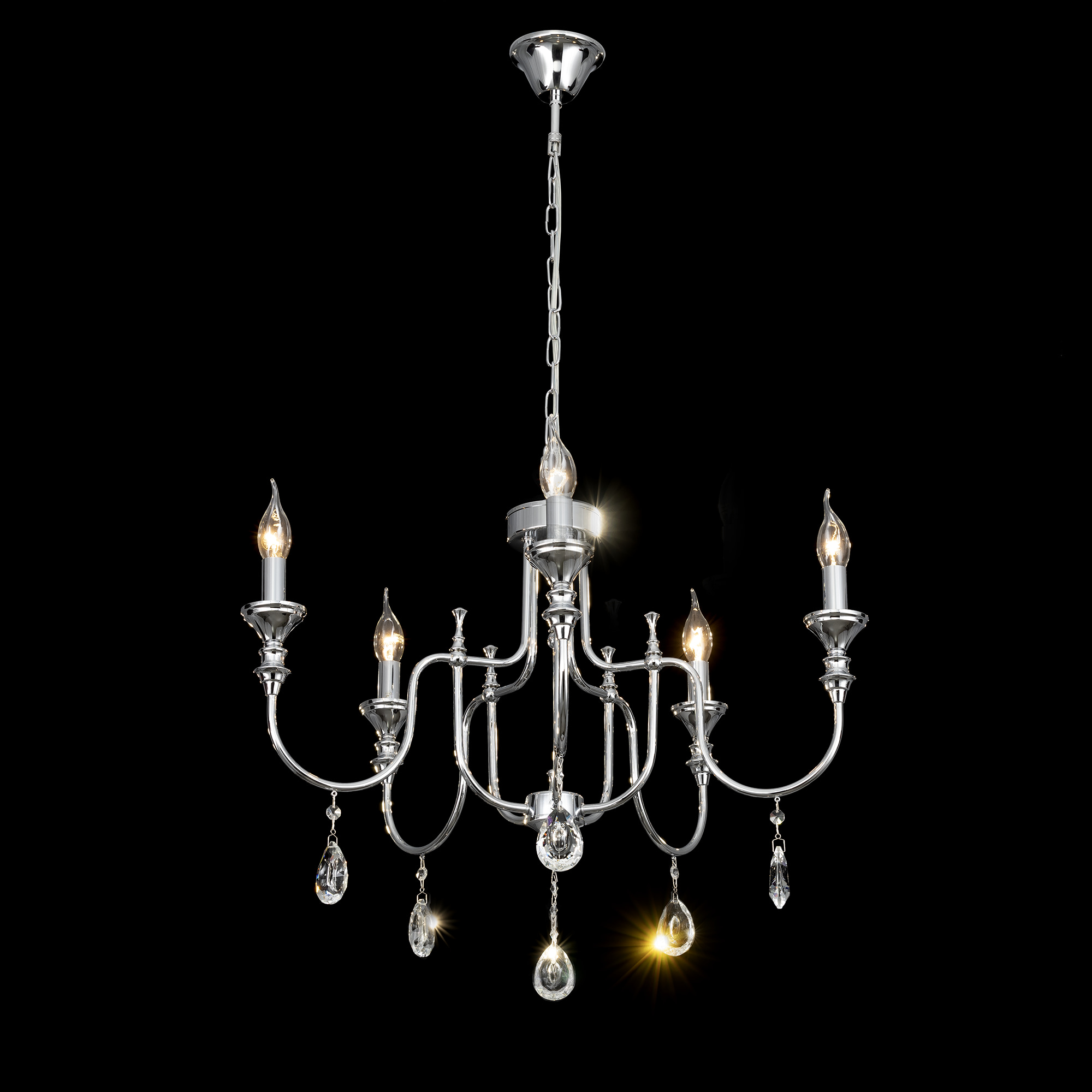 Citilux Рига CL437151 Люстра подвесная Хром арт. 88004