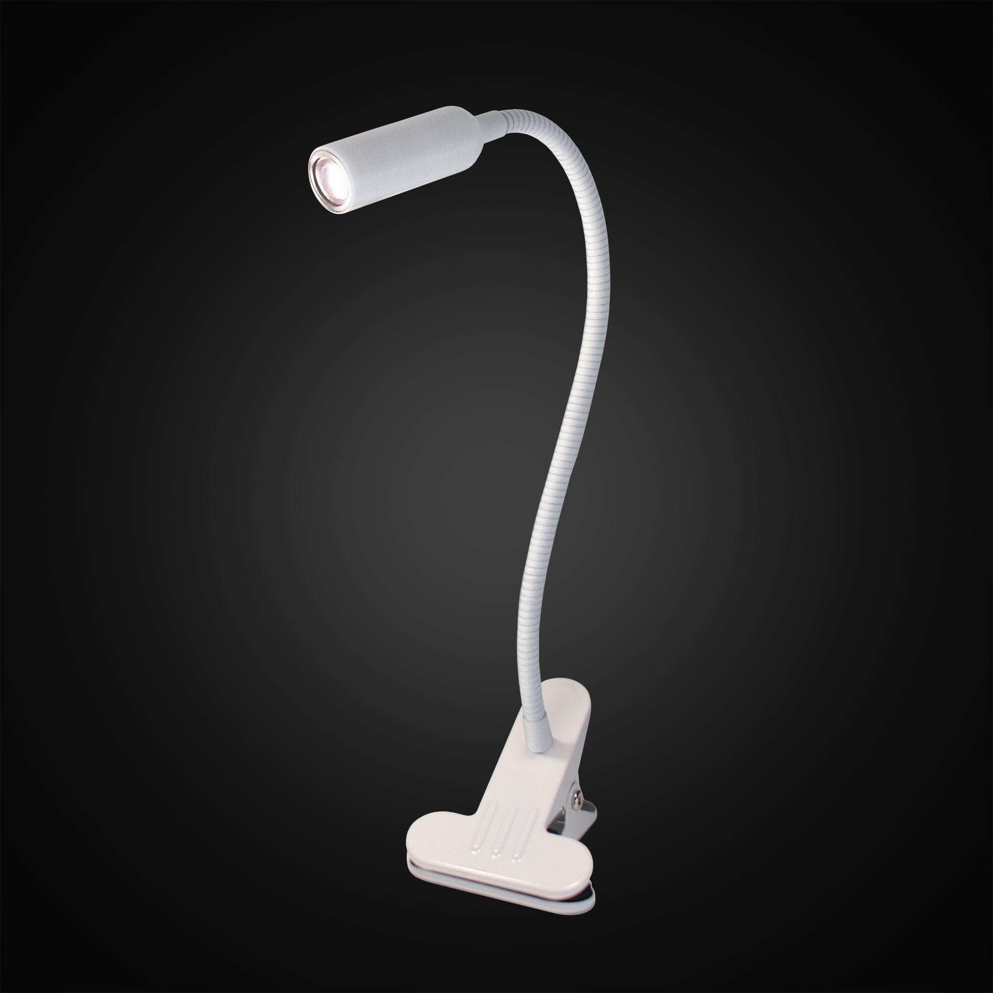 Citilux Ньютон CL803060N LED Лампа на прищепке с диммером Белая арт. 88008