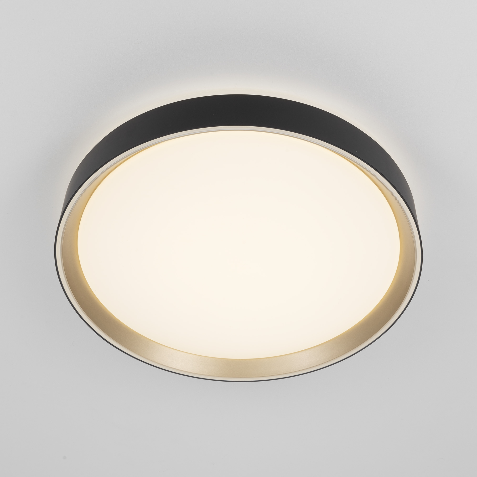 Citilux BOSS CL751351G LED RGB Светильник с пультом Чёрный с Золотом арт. 89177