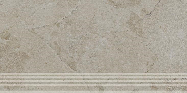 KM6060G1261R8GRF Ступень фронтальная Сплит бежевый матовый обрезной 30x60x0,8