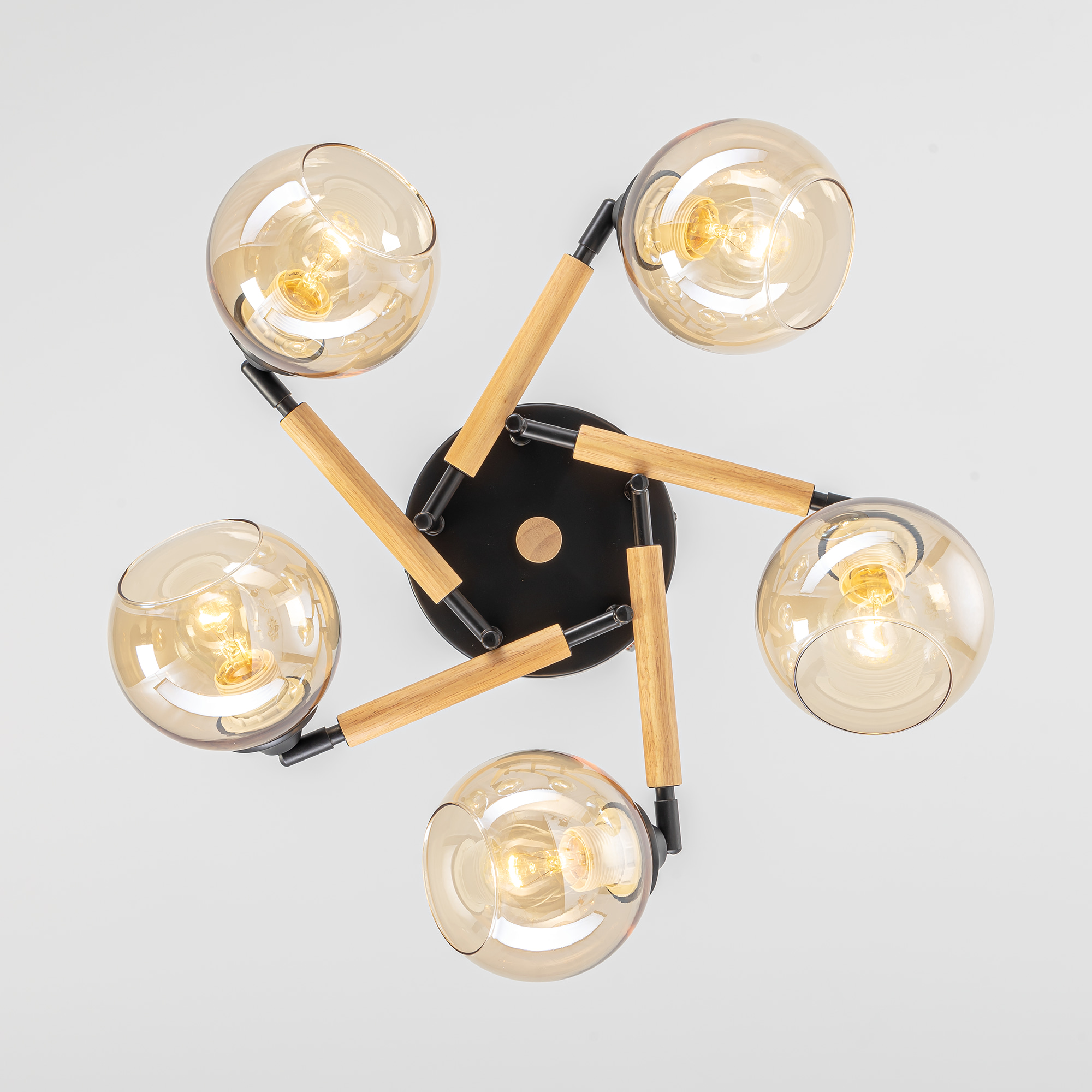 Citilux TIKA CL133151 Люстра поворотная Чёрная арт. 89442