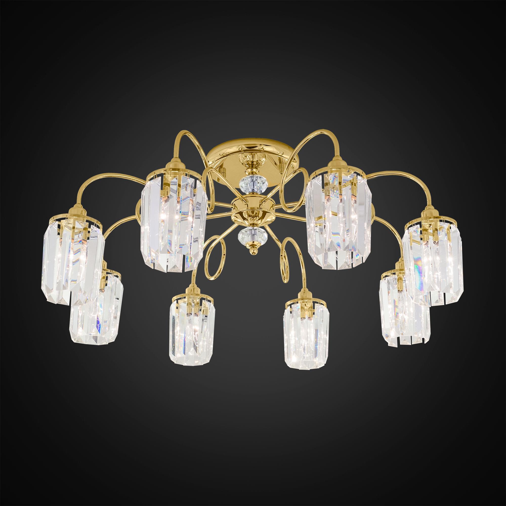 Citilux Синди CL330182 Люстра хрустальная Золото арт. 88032