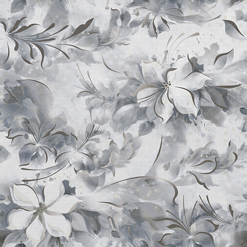 Керамическая плитка Панно 63.0*63.0 PIXEL GRIS FIORI 1c  (2шт)