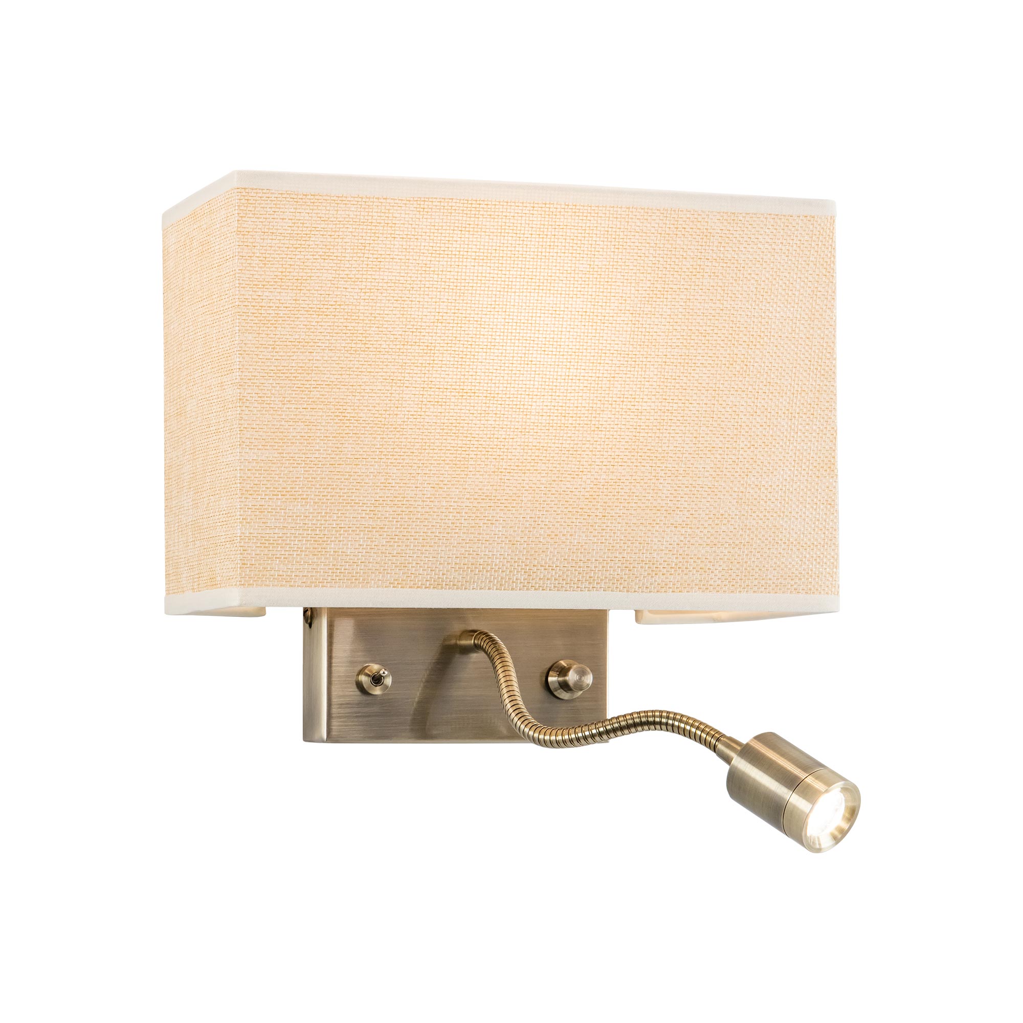 Citilux Декарт CL704303 Бра с бежевым абажуром и диммером арт. 88218