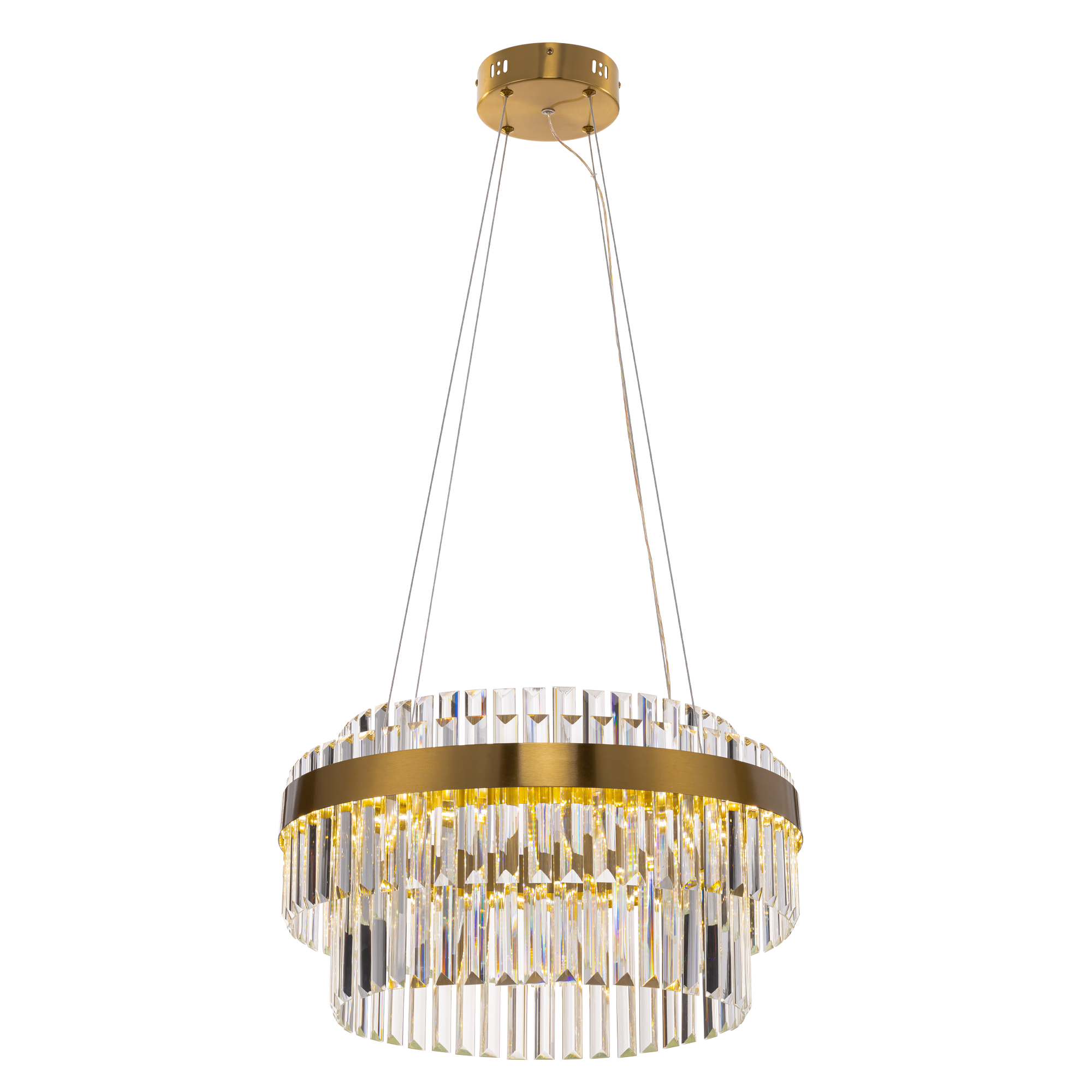 Citilux Sheldon CL339153 LED Люстра хрустальная с пультом Бронза арт. 89345