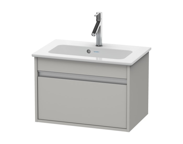 DURAVIT KETHO Тумбочка подвесная 1 ящик, для ME by Starck # 234263, 600x385 мм, бетонно серый мат арт. 33434