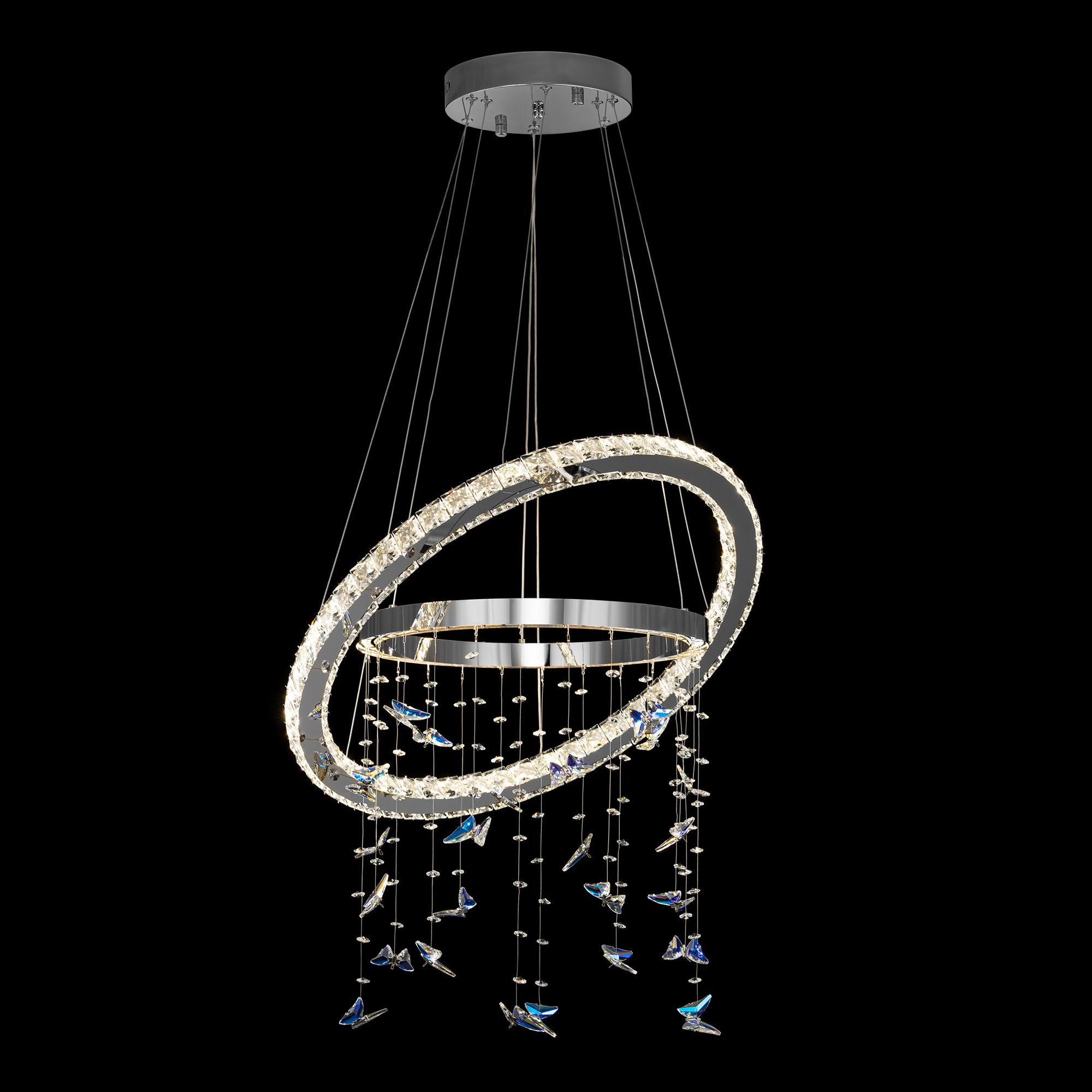 Citilux ETERA CL322060 LED Люстра хрустальная с пультом арт. 89575