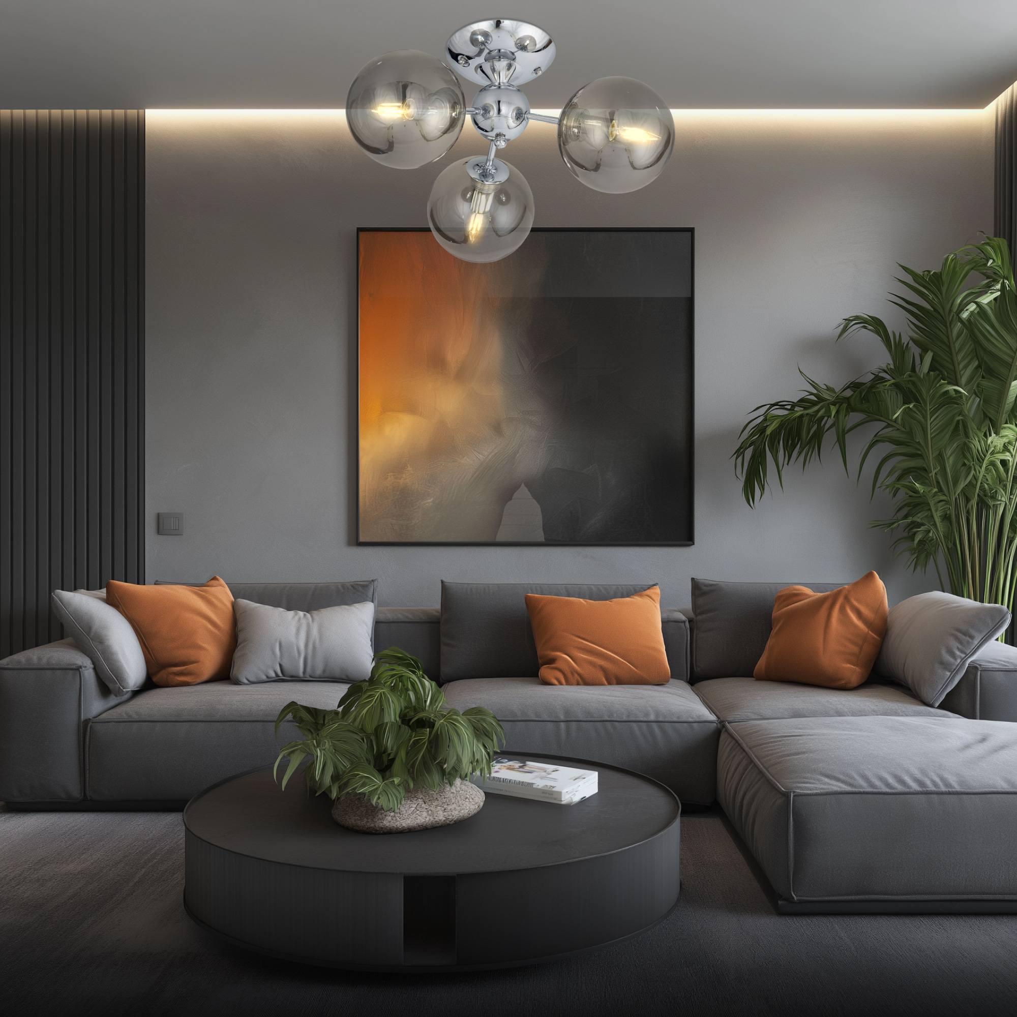 Citilux Томми CL102130 Люстра потолочная Хром арт. 88531