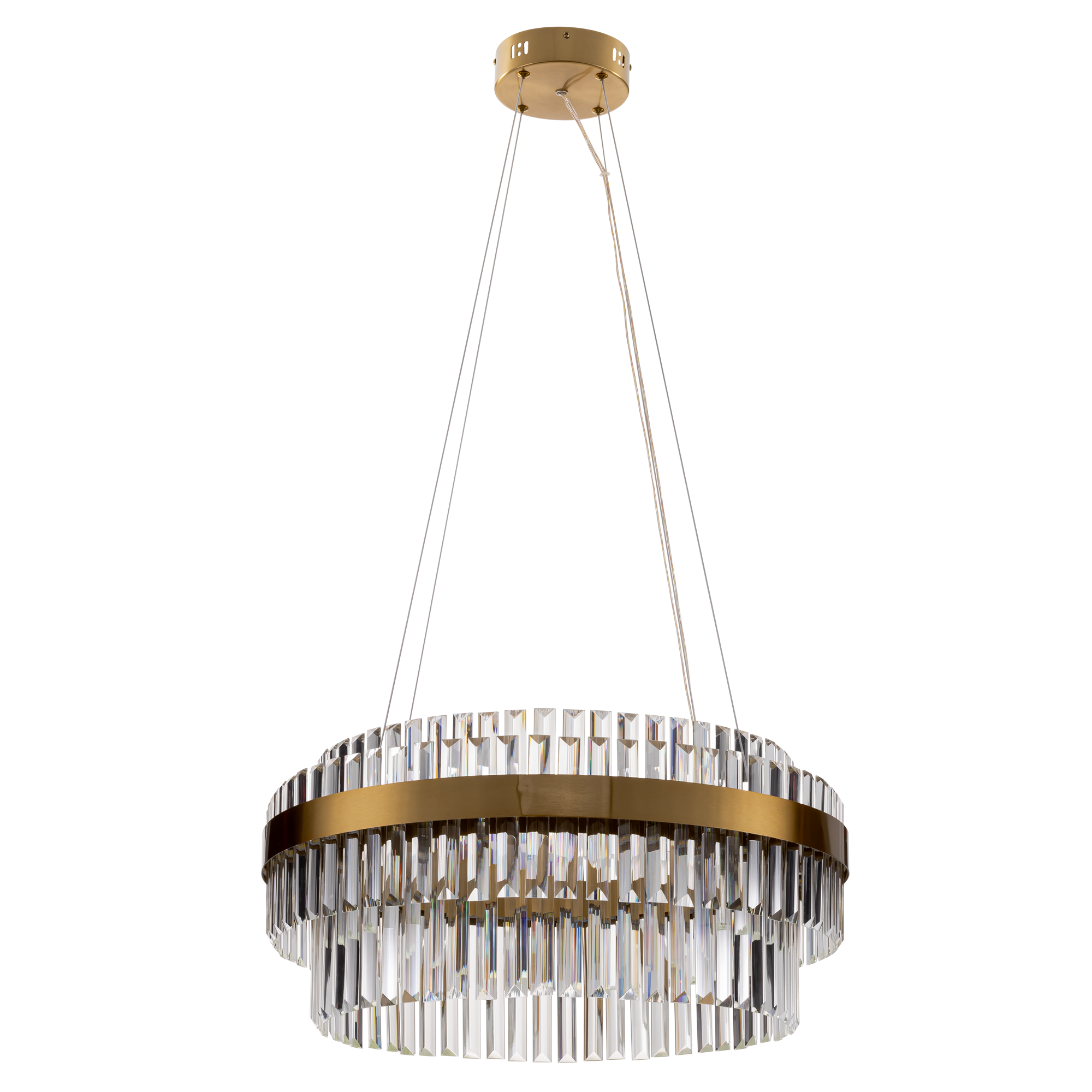 Citilux Sheldon CL339163 LED Люстра хрустальная с пультом Бронза арт. 89346