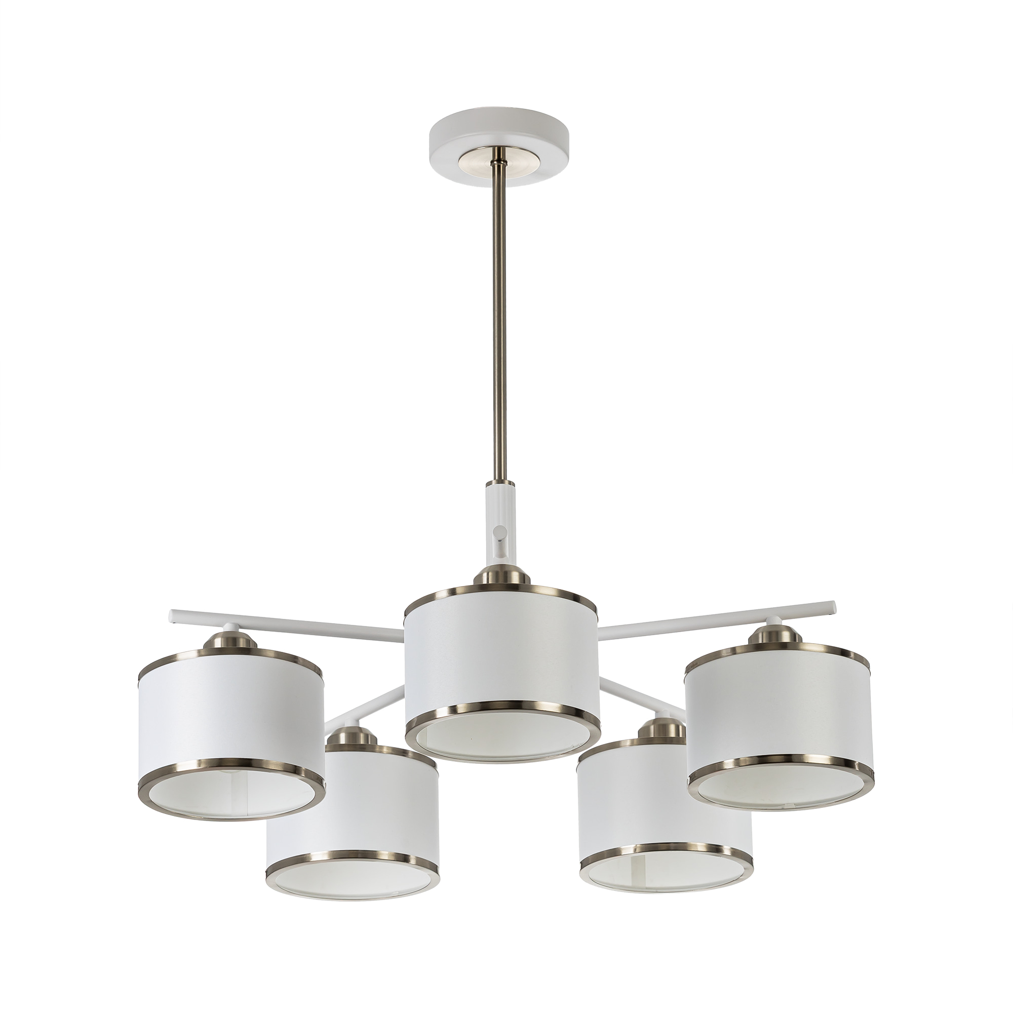 Citilux ALTON CL421252 Люстра на штанге с абажурами Белая арт. 89529