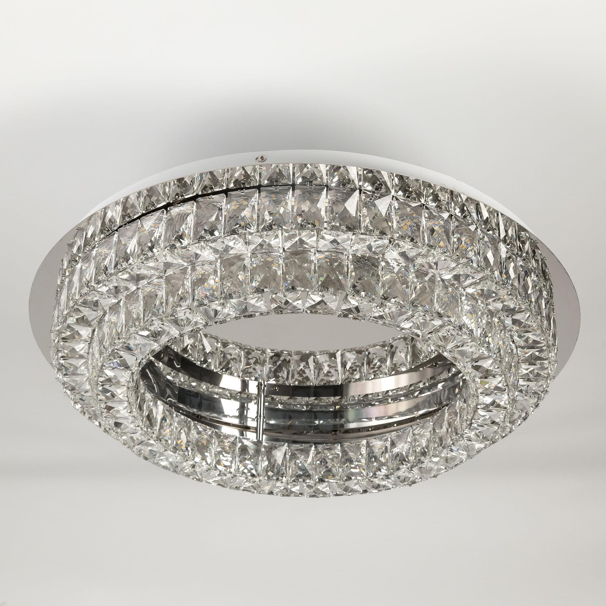Eletto Olimpia EL330C80.1 LED Люстра хрустальная с пультом Хром арт. 88319