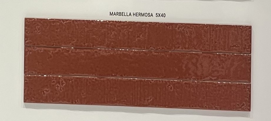 Плитка Monopole Марбелла Эрмоса красная 5x40 (1) арт. 77137