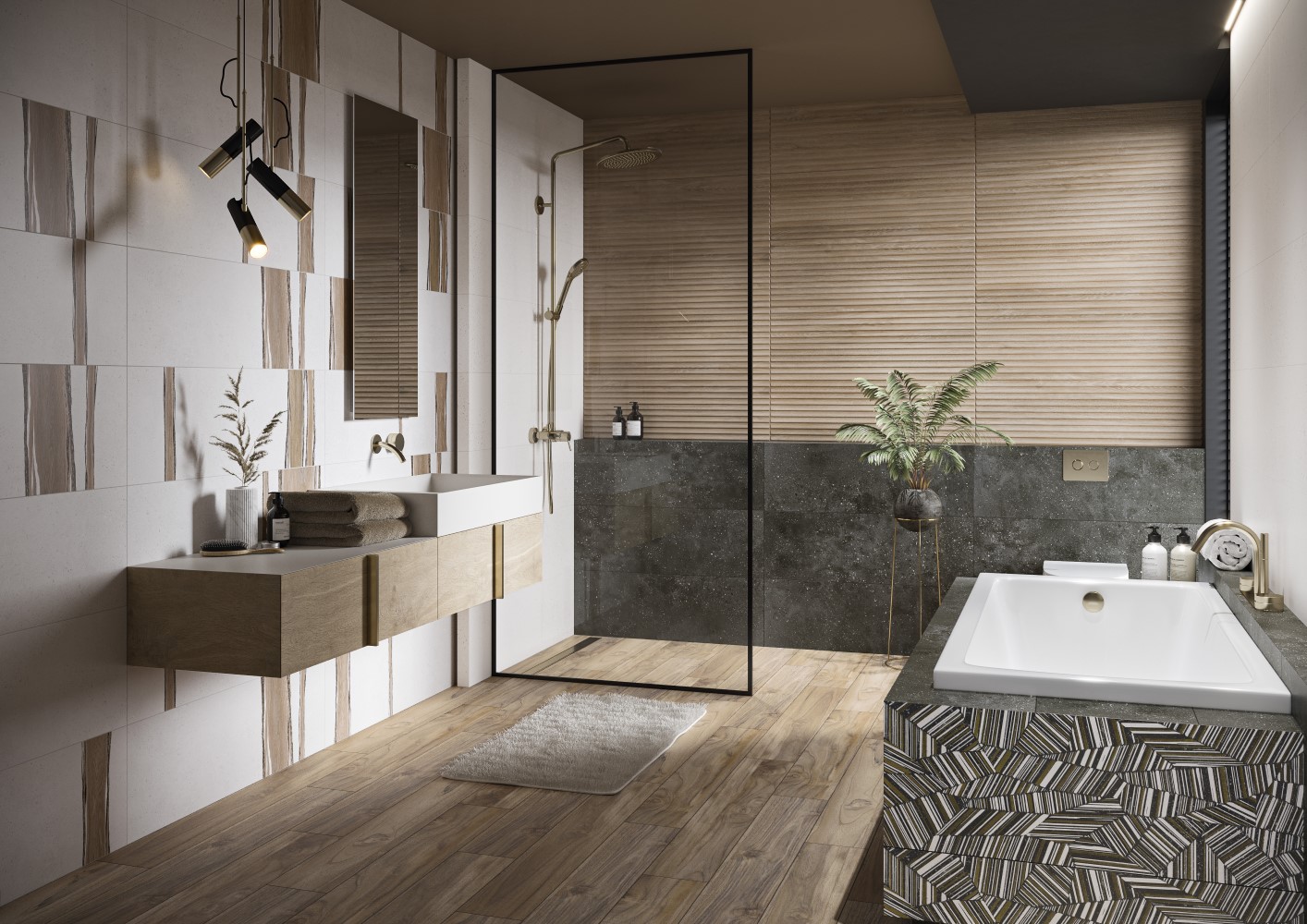 Плитка Ceramika Paradyz Белла черная ректификат 29,8x89,8 (1,07) арт. 76104