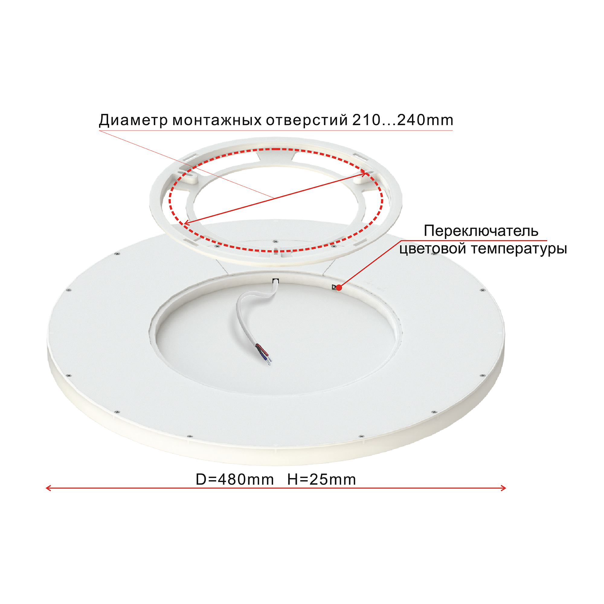 Citilux Бейсик CL738400V Светильник накладной Белый арт. 88463
