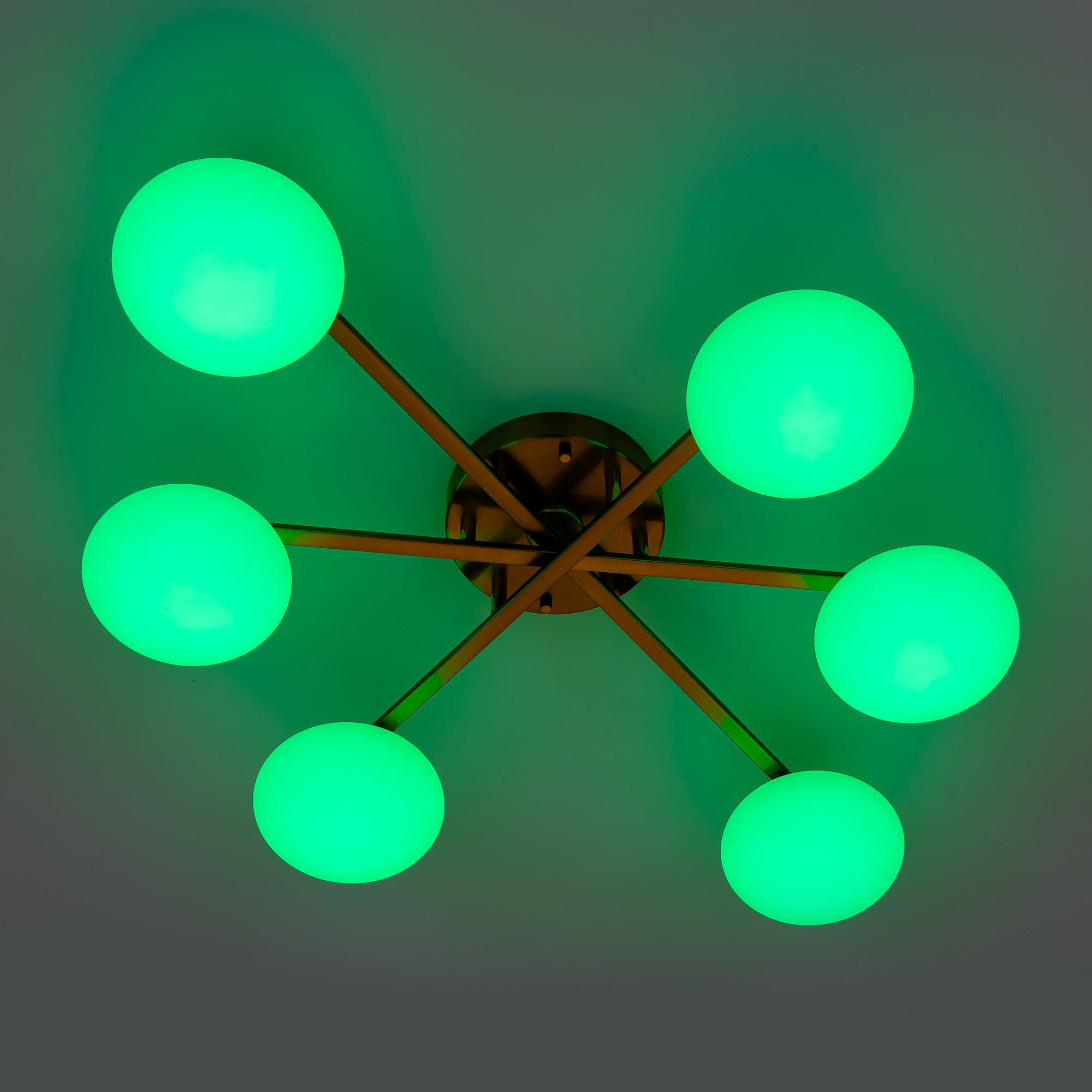 Citilux ATMAN SMART CL226A163 LED RGB Умная люстра Бронза арт. 89436