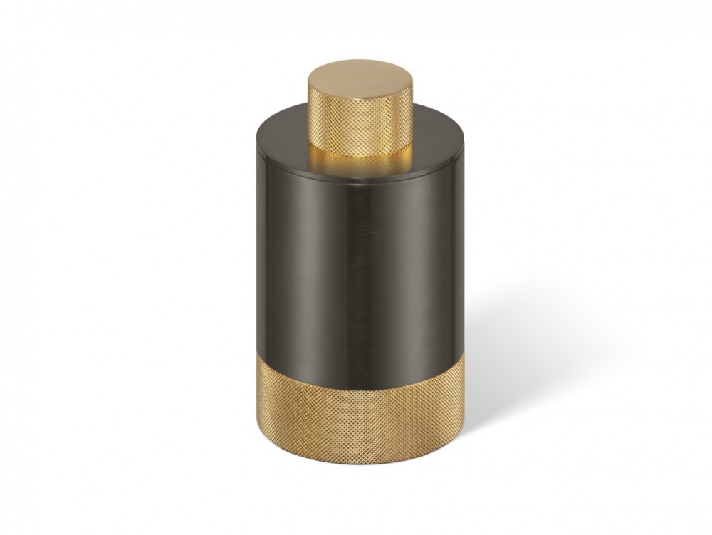 DW CLUB BMD 1 Бокс универсальный с крышкой, H11.6x6.5x6.5 см, Темная бронза/Золото матовое