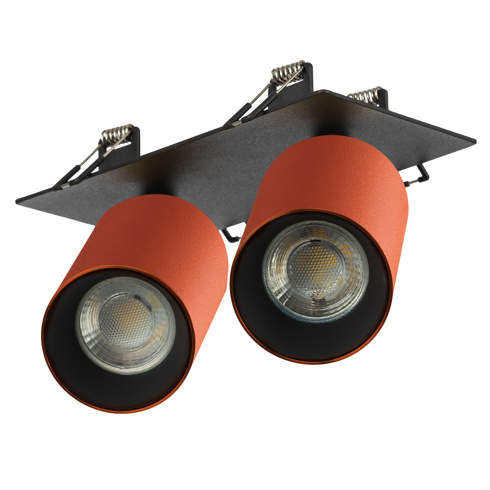 Citilux AXEL CL512D24 Спот поворотный встраиваемый двойной Терракот арт. 89823